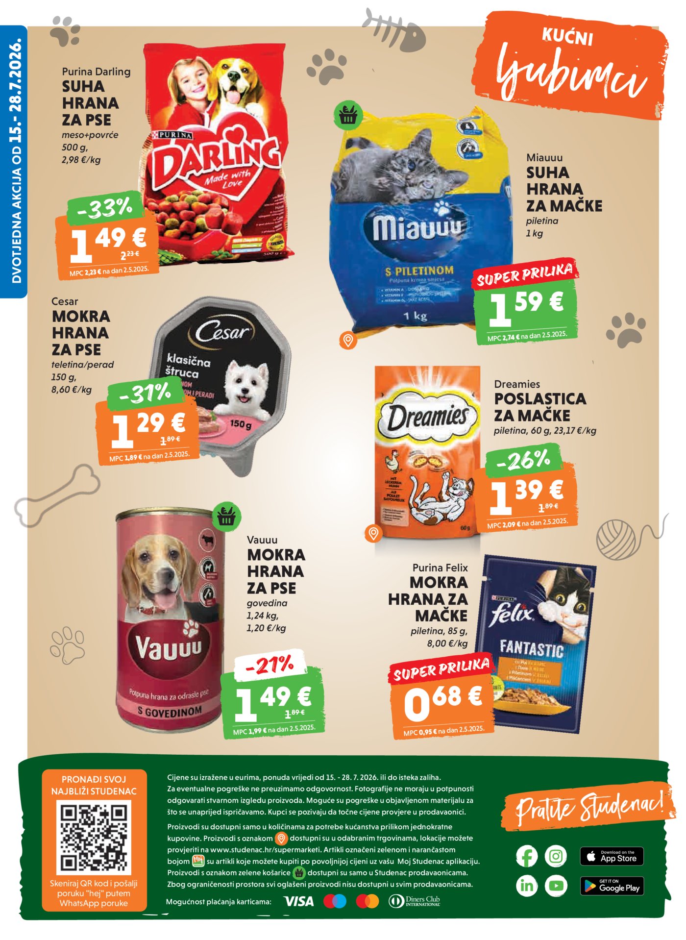 Studenac katalog Akcija 15.07. - 28.07.2026.