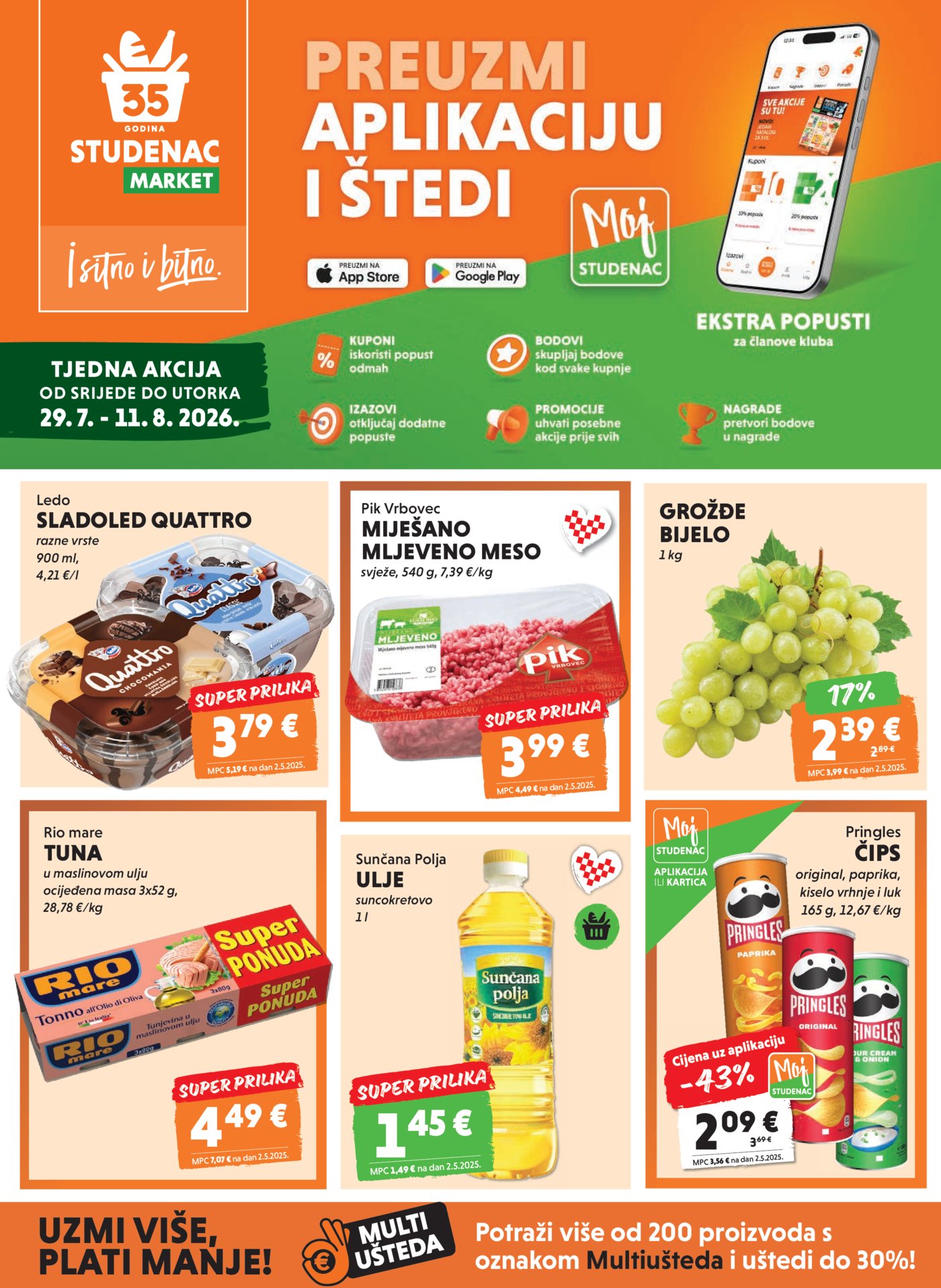 Studenac katalog Akcija 29.07.-11.08.2026.