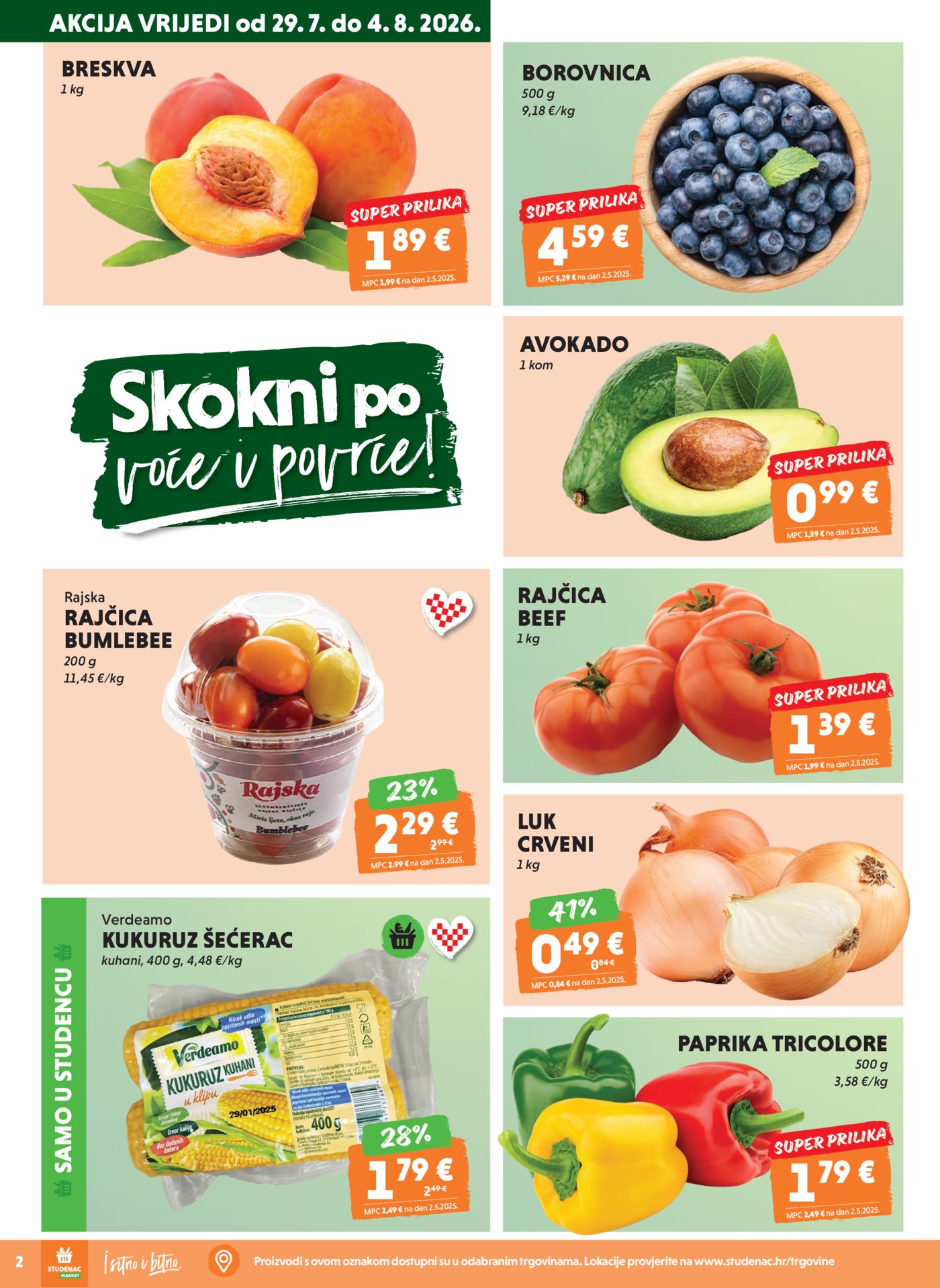 Studenac katalog Akcija 29.07.-11.08.2026.