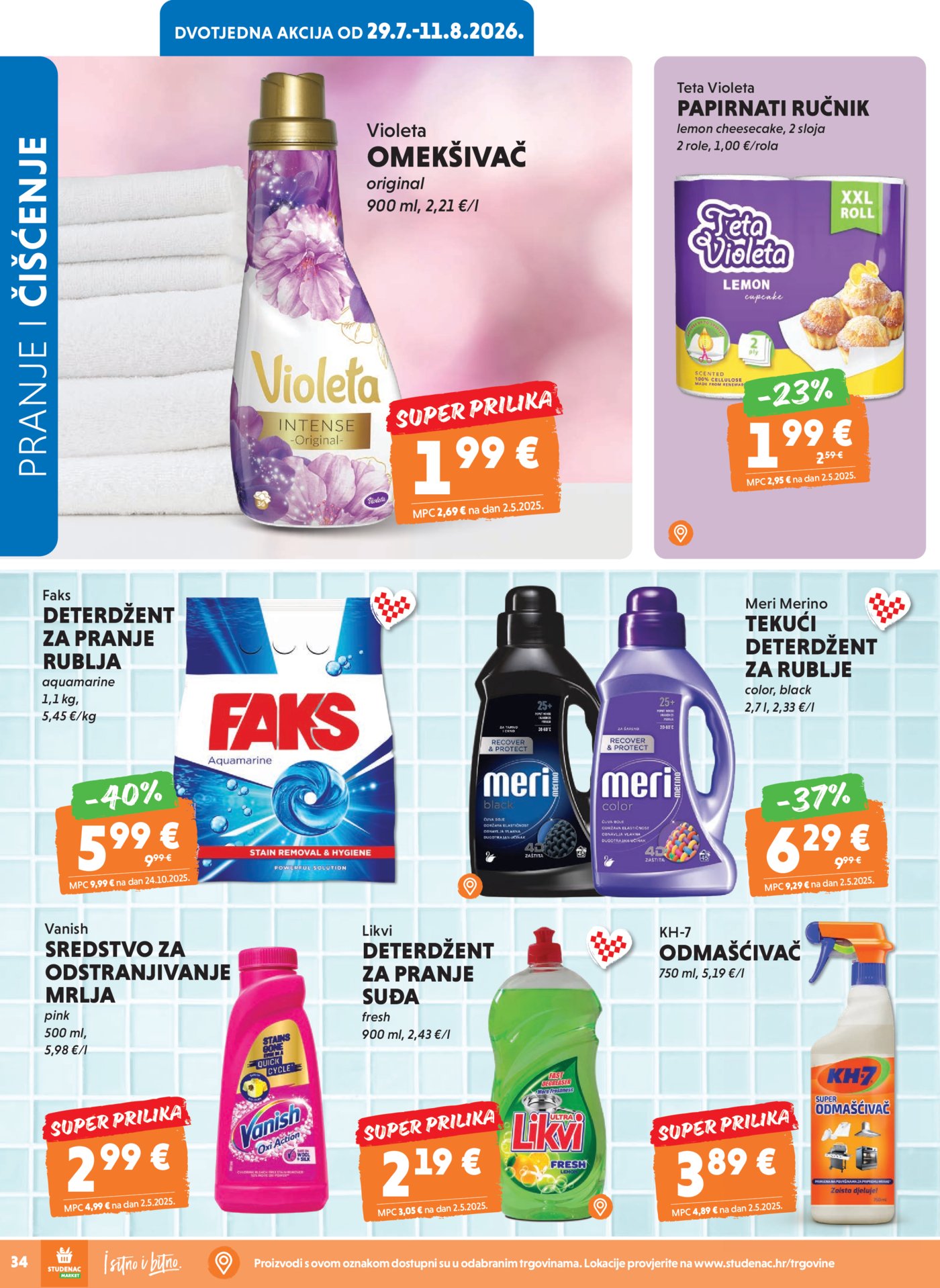 Studenac katalog Akcija 29.07.-11.08.2026.