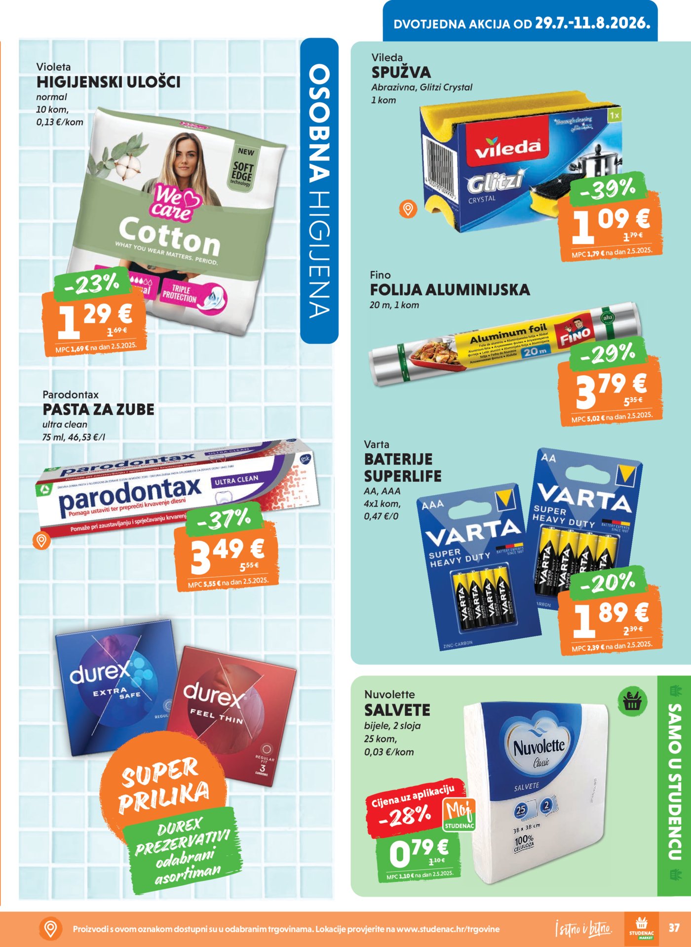 Studenac katalog Akcija 29.07.-11.08.2026.