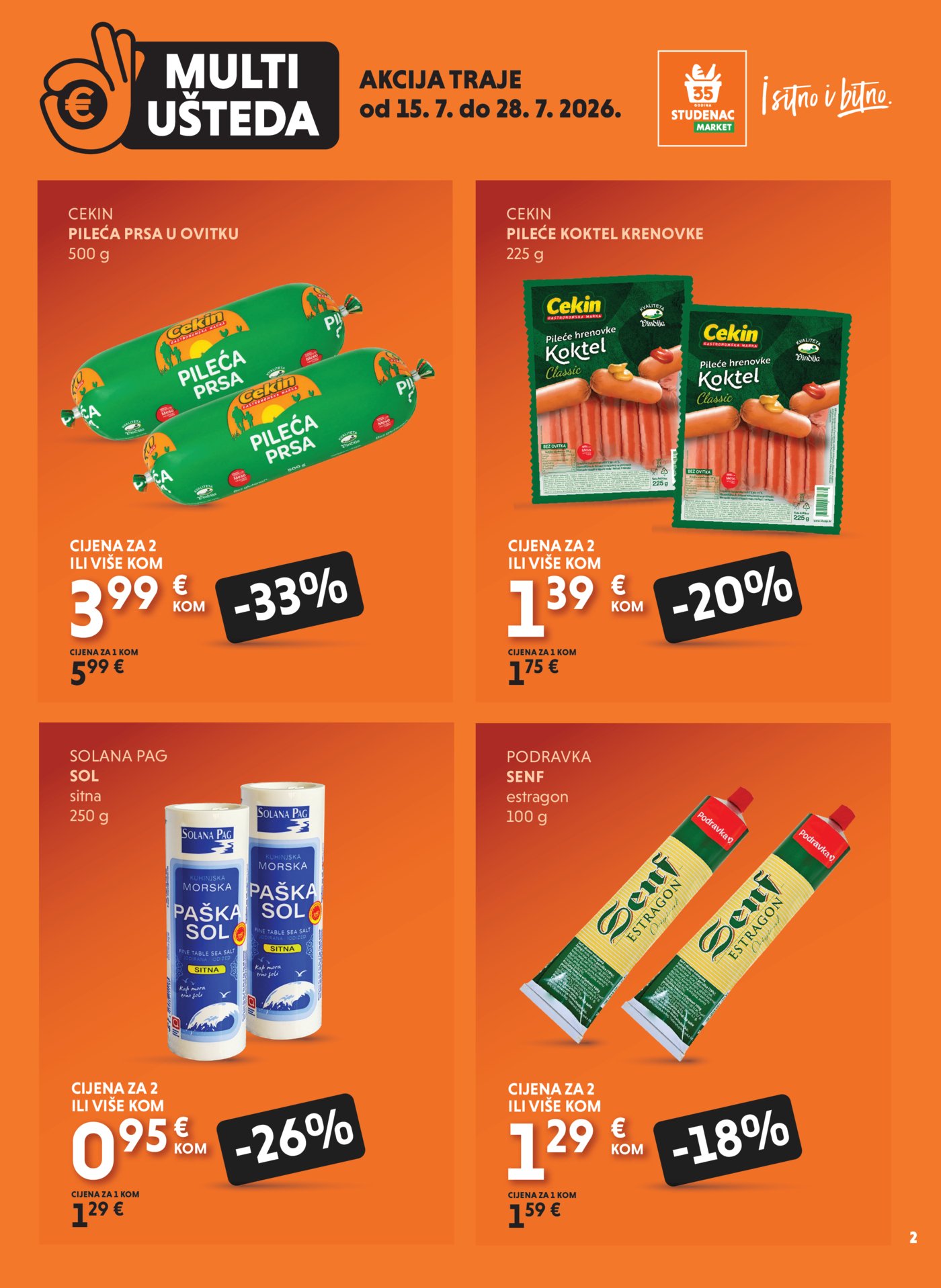 Studenac katalog Multiušteda 15.07. - 28.07.2026.