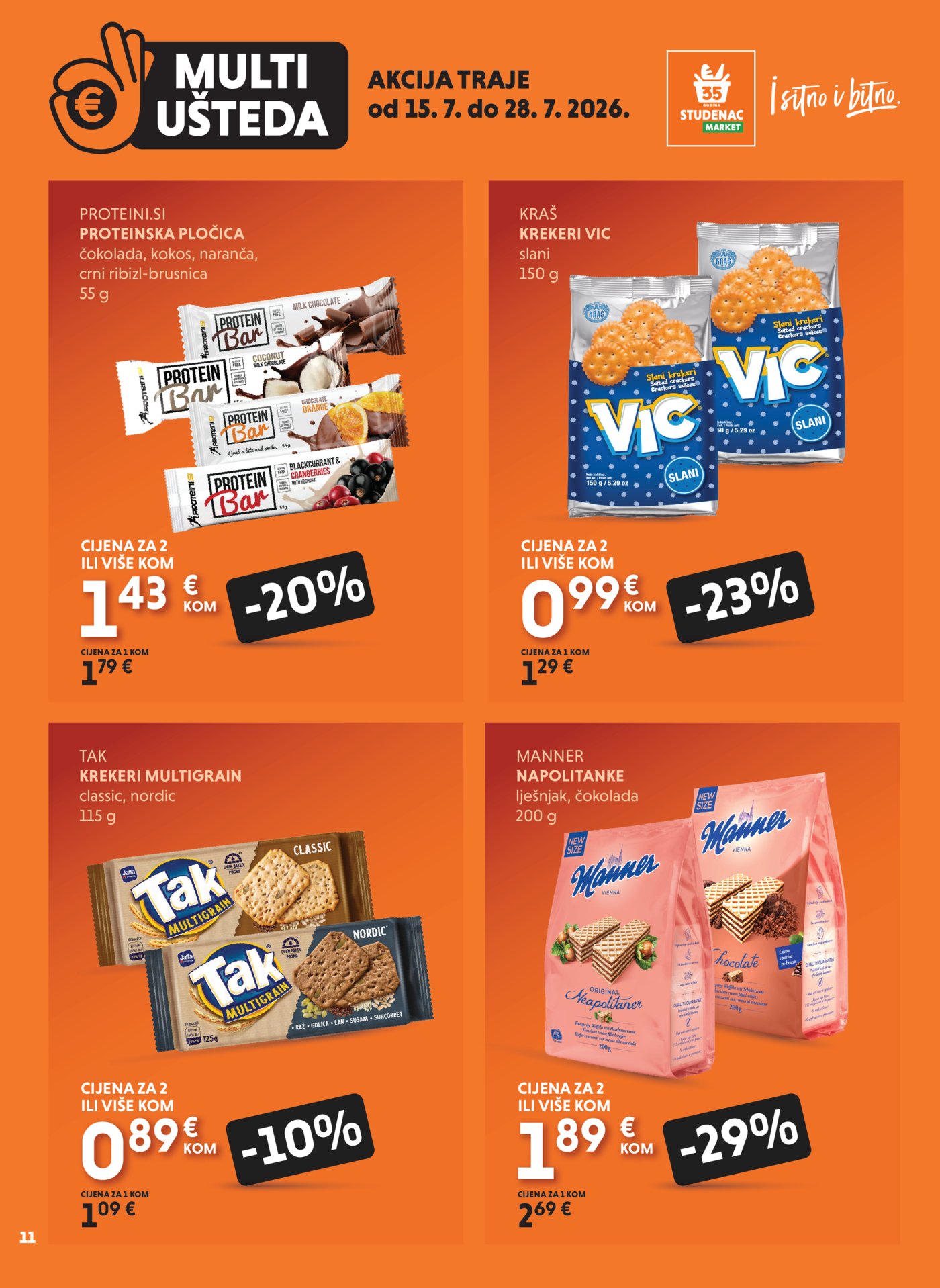 Studenac katalog Multiušteda 15.07. - 28.07.2026.