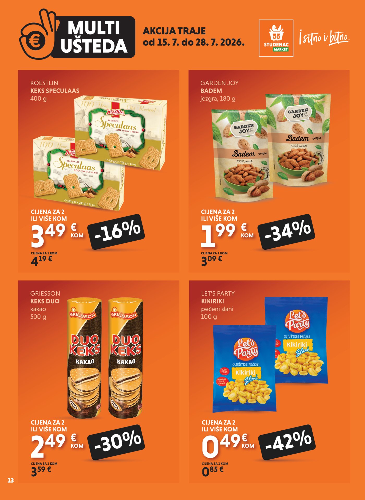 Studenac katalog Multiušteda 15.07. - 28.07.2026.