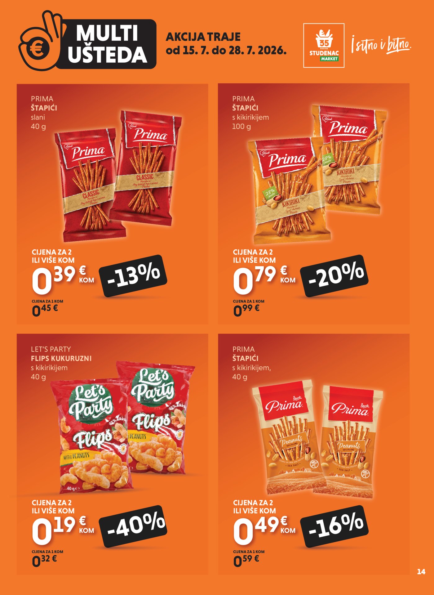 Studenac katalog Multiušteda 15.07. - 28.07.2026.