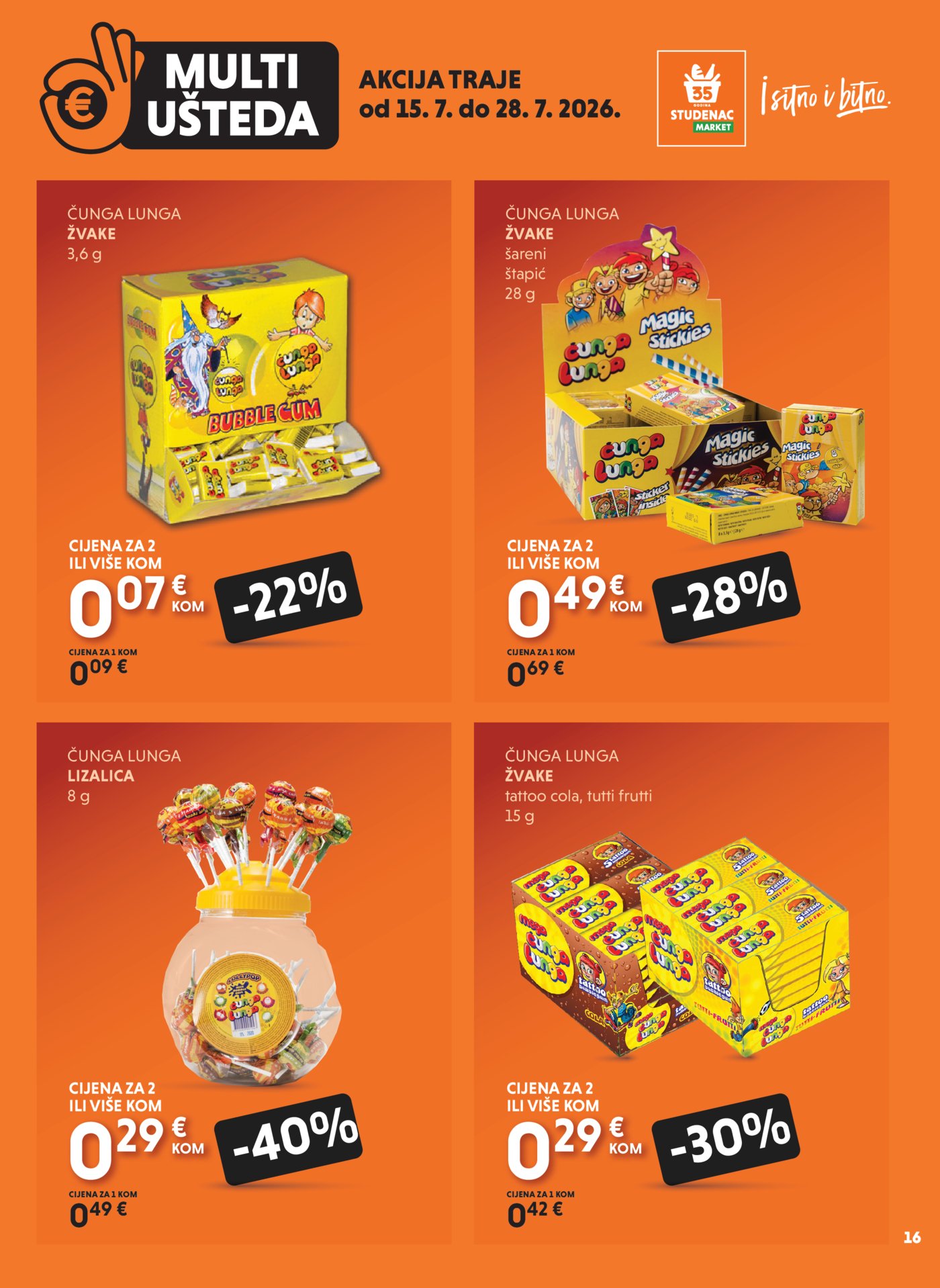 Studenac katalog Multiušteda 15.07. - 28.07.2026.