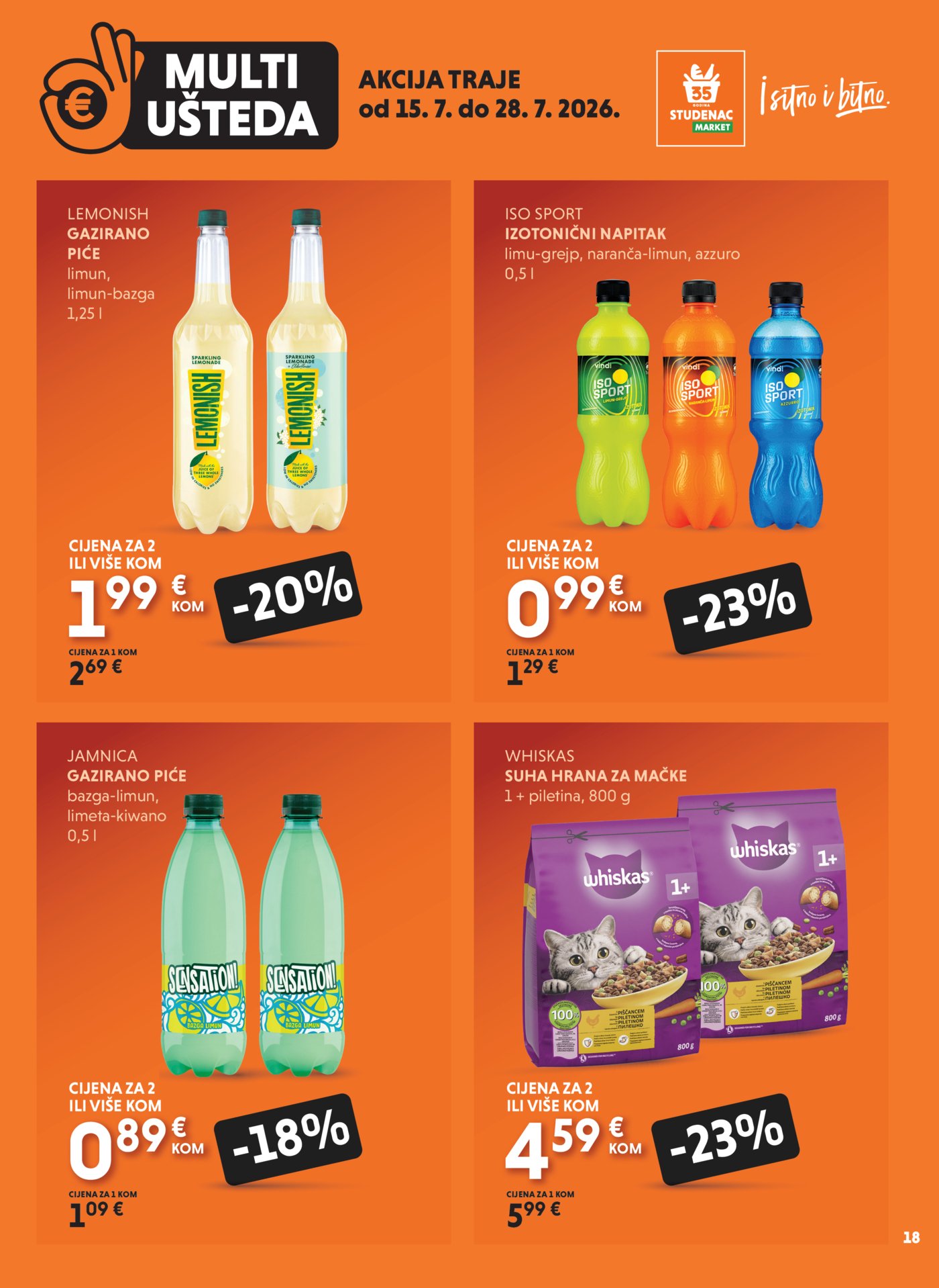 Studenac katalog Multiušteda 15.07. - 28.07.2026.