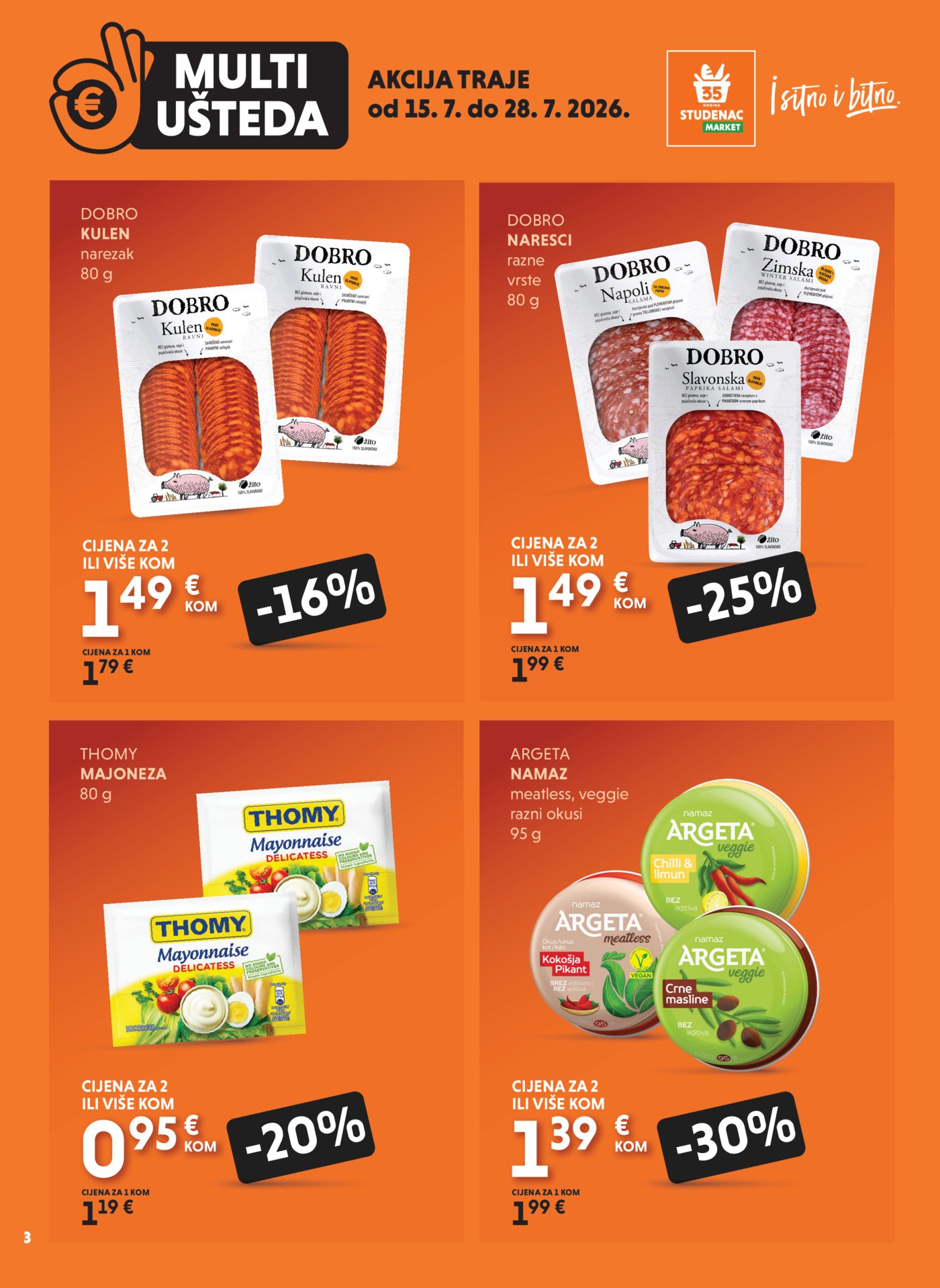 Studenac katalog Multiušteda 15.07. - 28.07.2026.