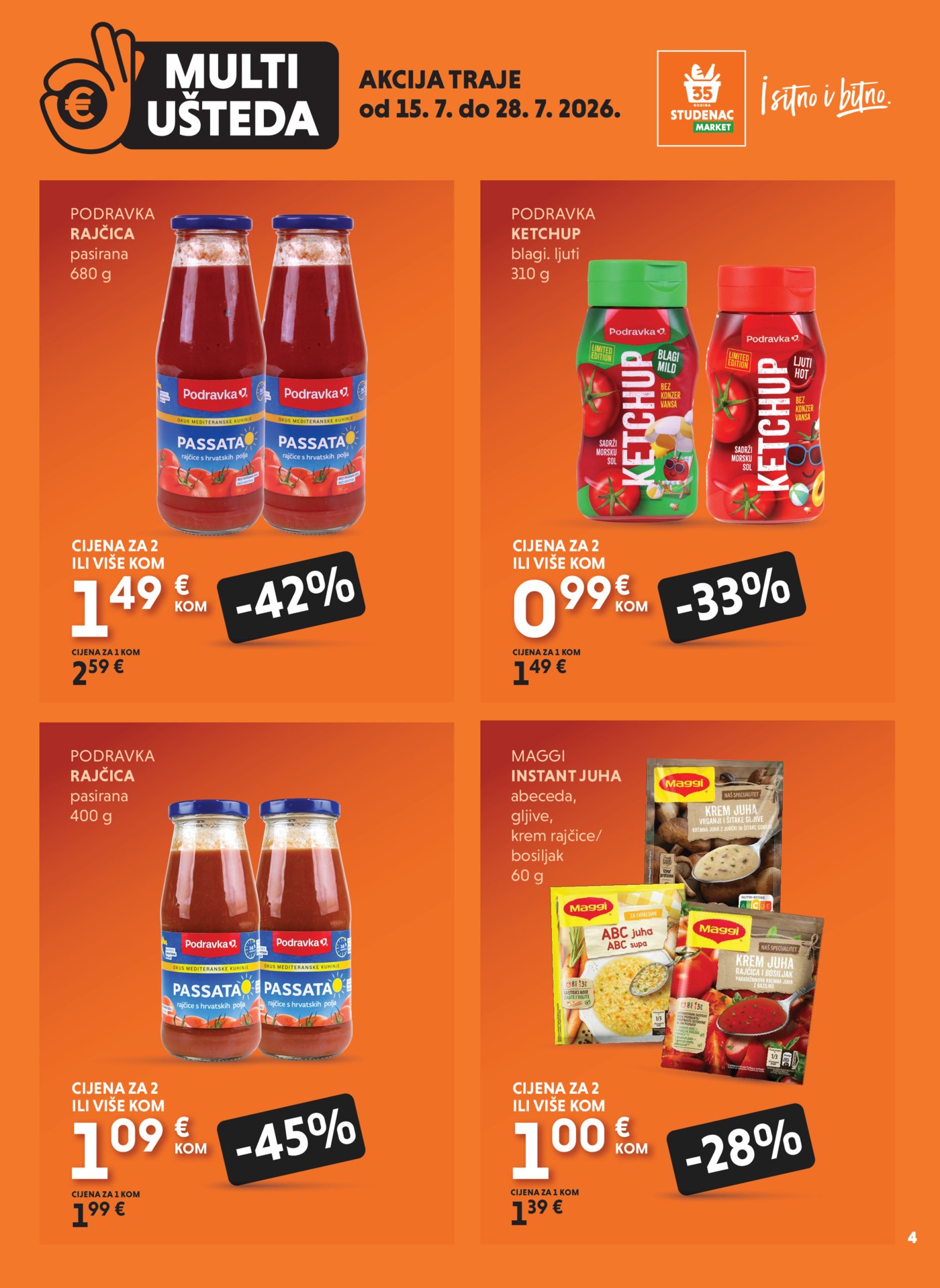 Studenac katalog Multiušteda 15.07. - 28.07.2026.