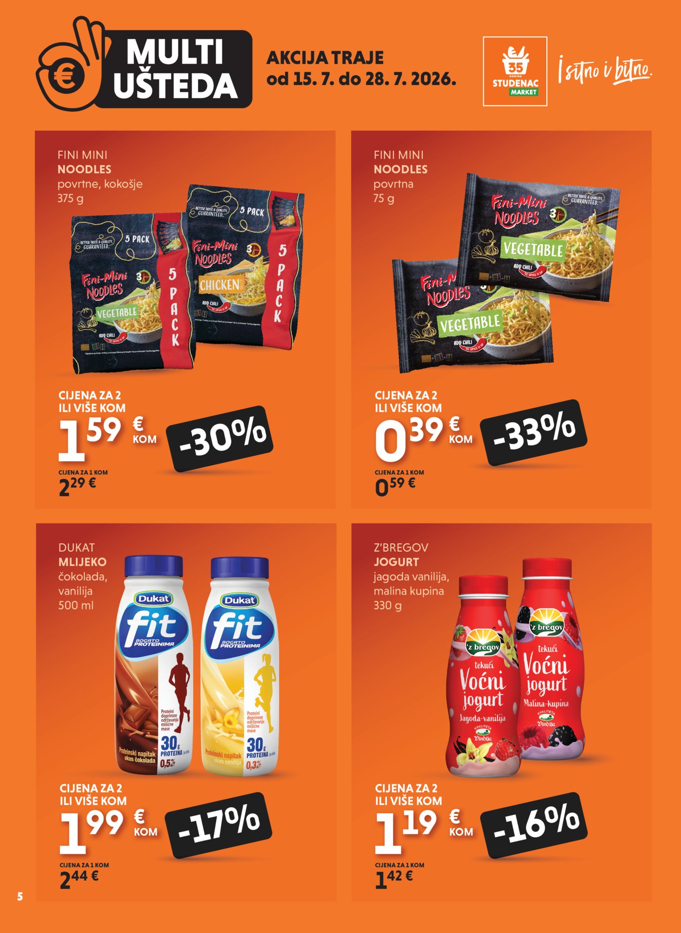 Studenac katalog Multiušteda 15.07. - 28.07.2026.