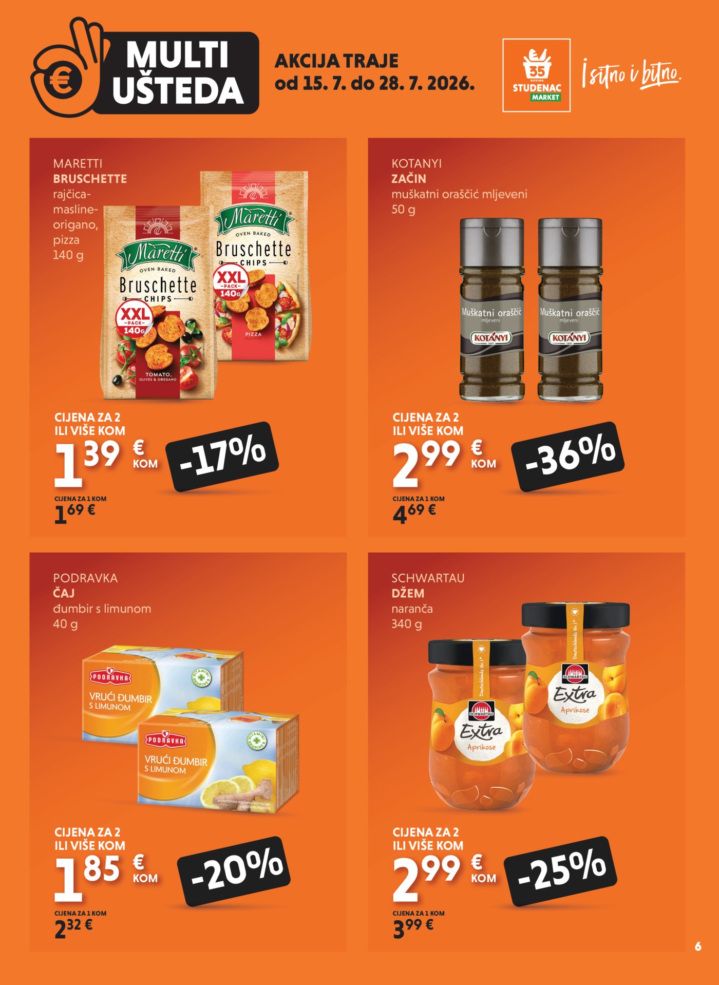 Studenac katalog Multiušteda 15.07. - 28.07.2026.