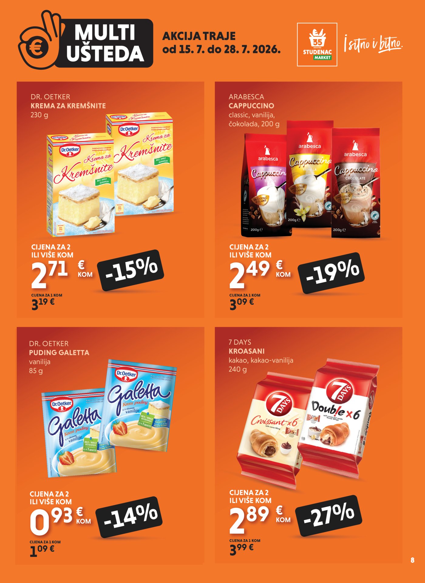 Studenac katalog Multiušteda 15.07. - 28.07.2026.