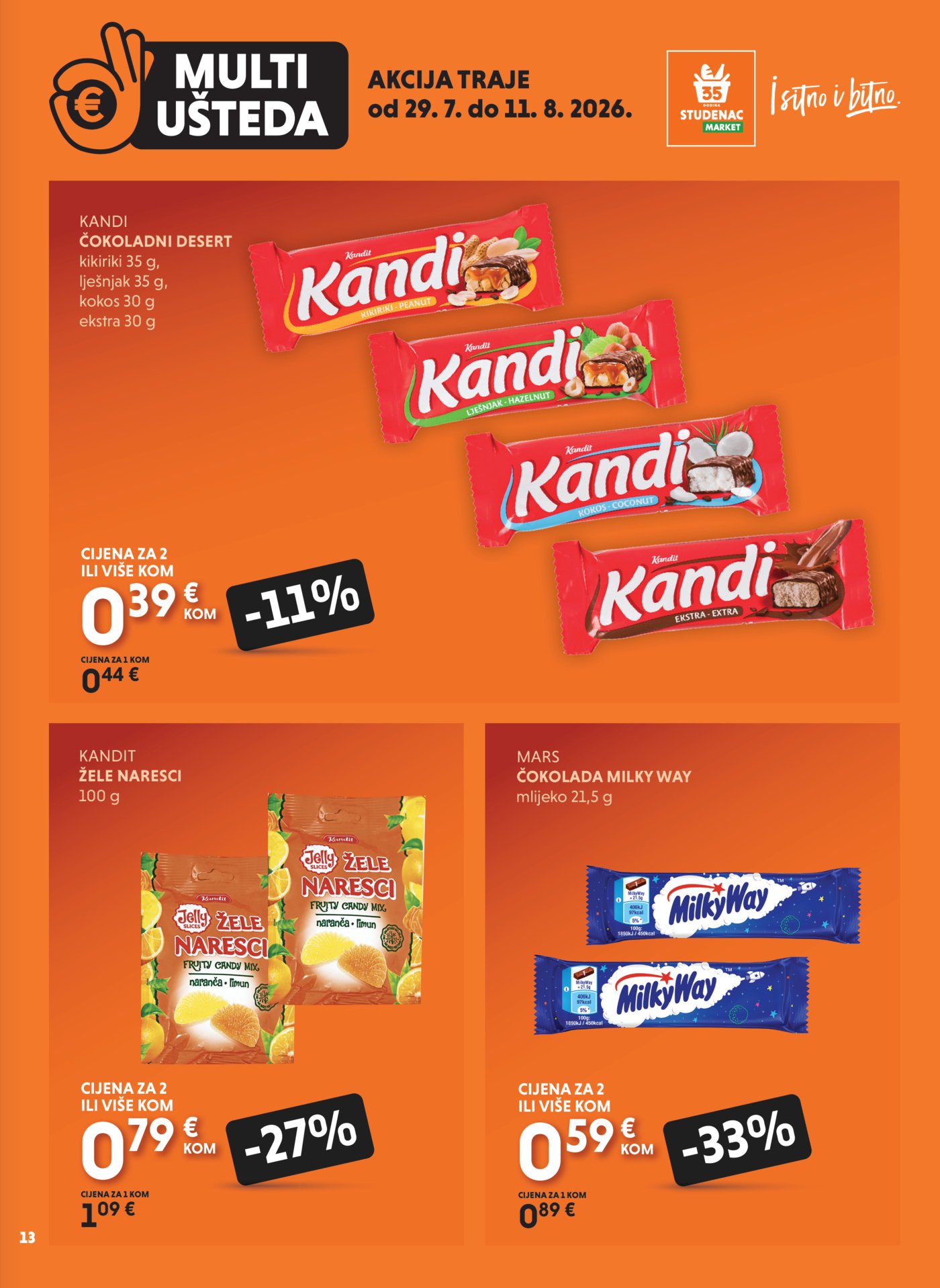Studenac katalog Multiušteda 29.07.-11.08.2026.