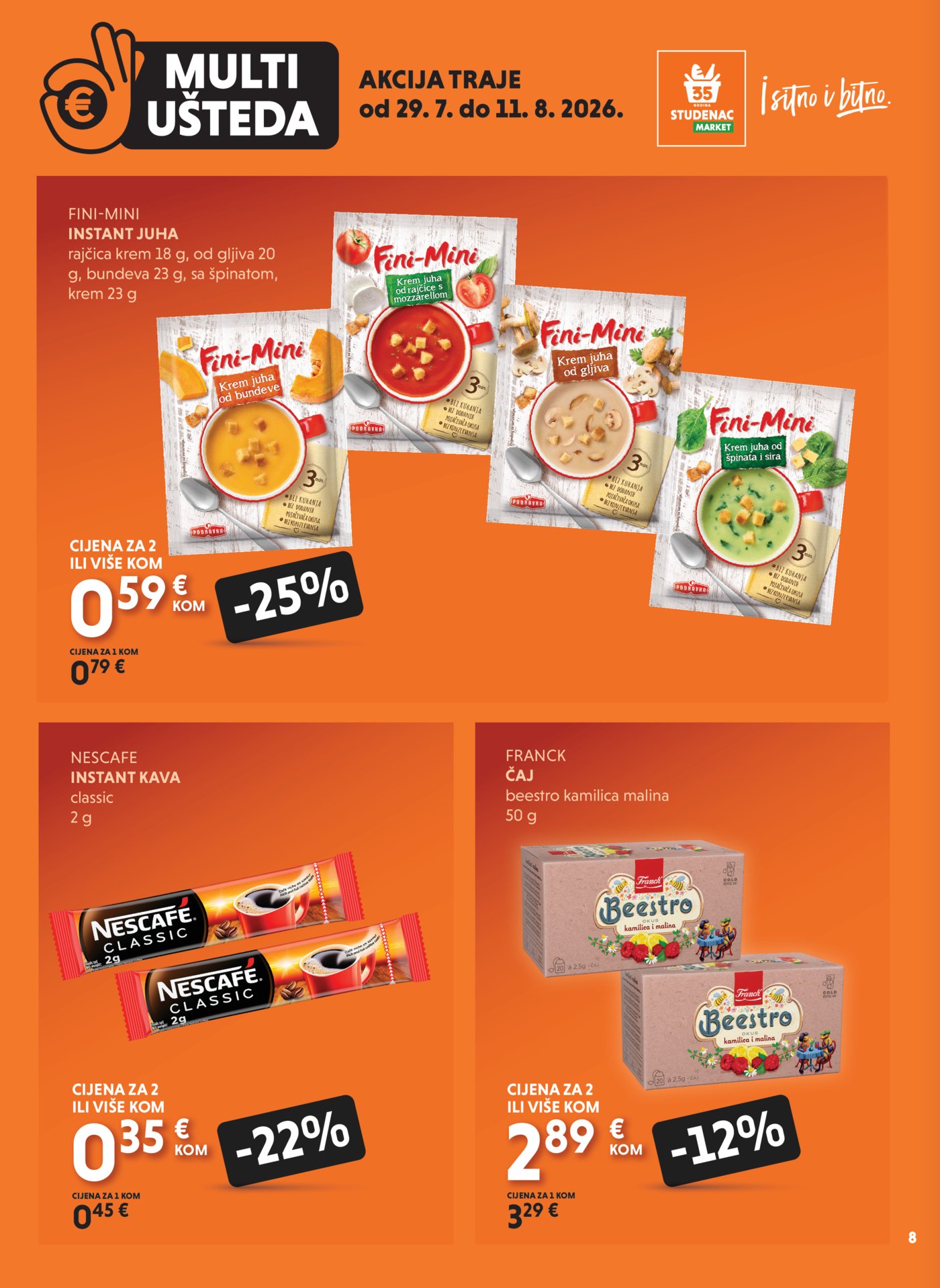 Studenac katalog Multiušteda 29.07.-11.08.2026.