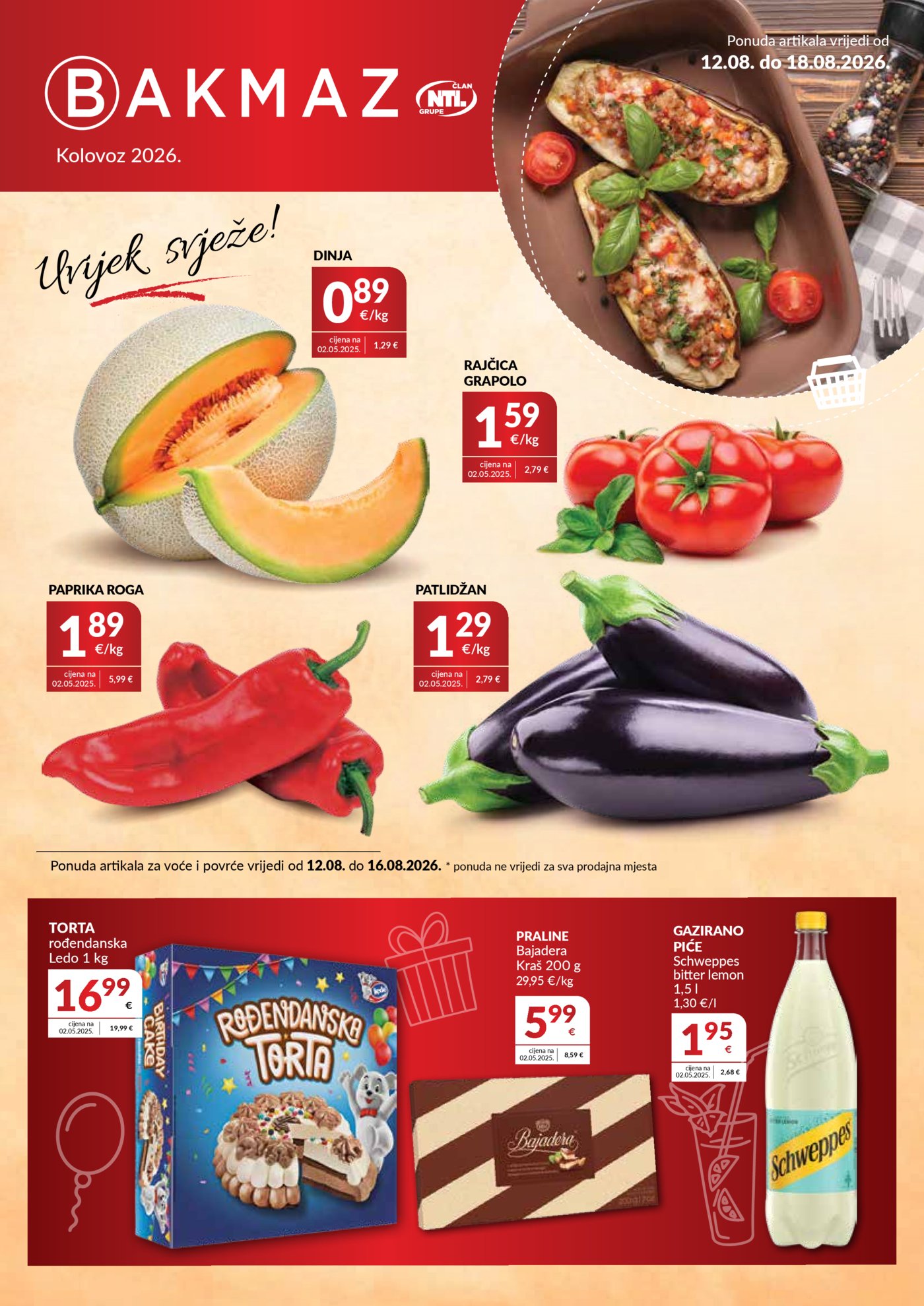 Bakmaz katalog Akcija 12.08.-18.08.2026.