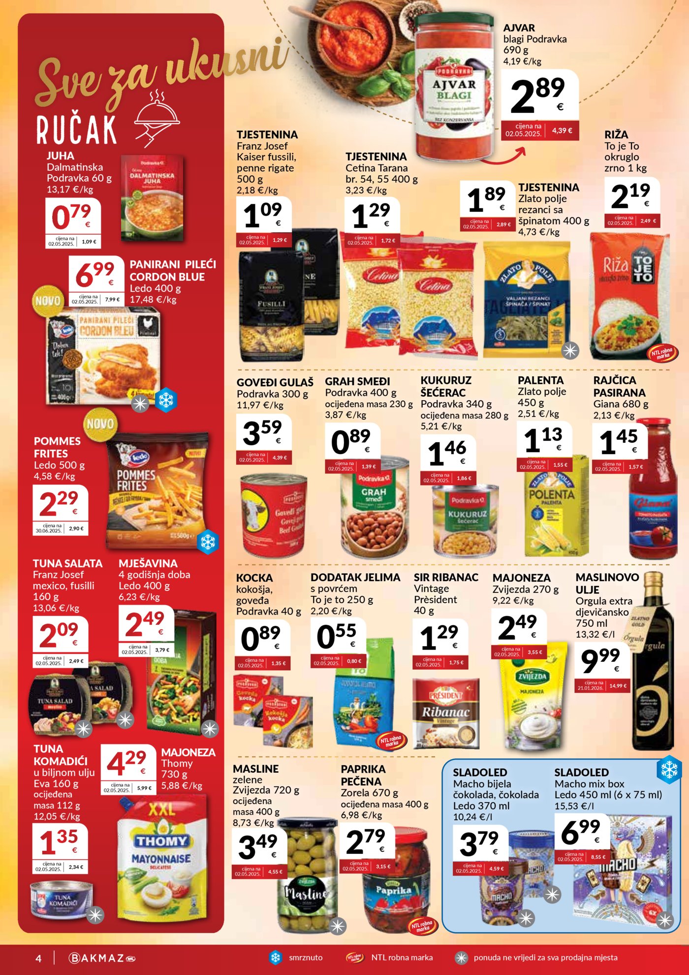 Bakmaz katalog Akcija 12.08.-18.08.2026.