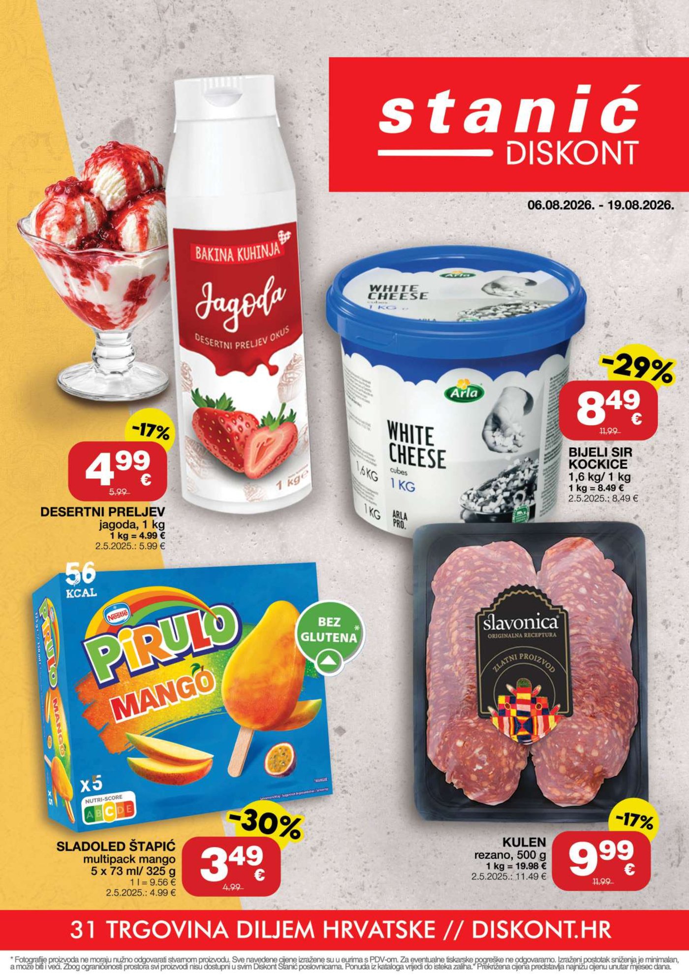 Diskont Stanić katalog Akcija 06.08.-19.08.2026.