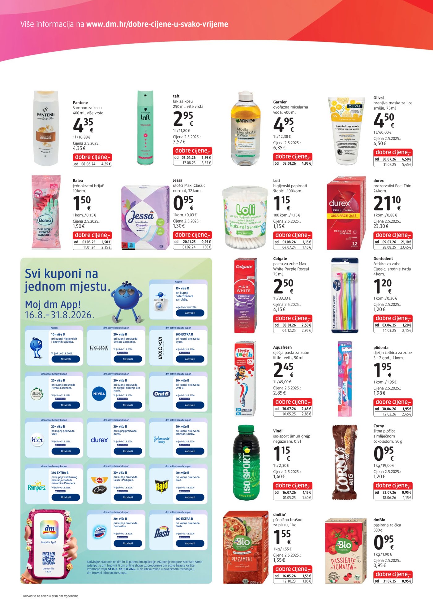 dm katalog Akcija 16.08.-31.08.2026.