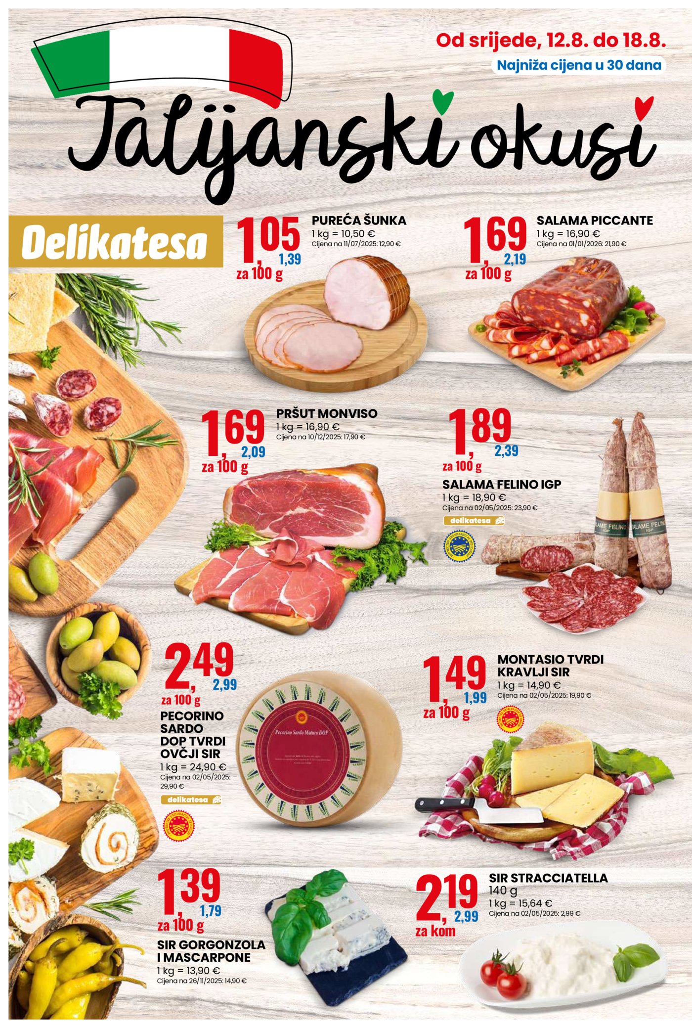 Europsin katalog Talijanski okusi 12.08.-18.08.2026.