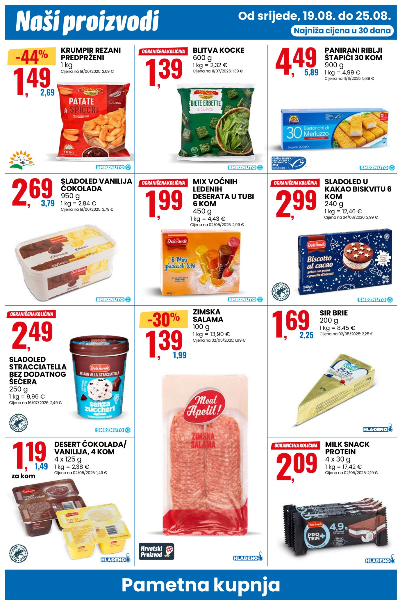 Eurospin katalog Pametna kupnja 19.08. - 25.08.2026.