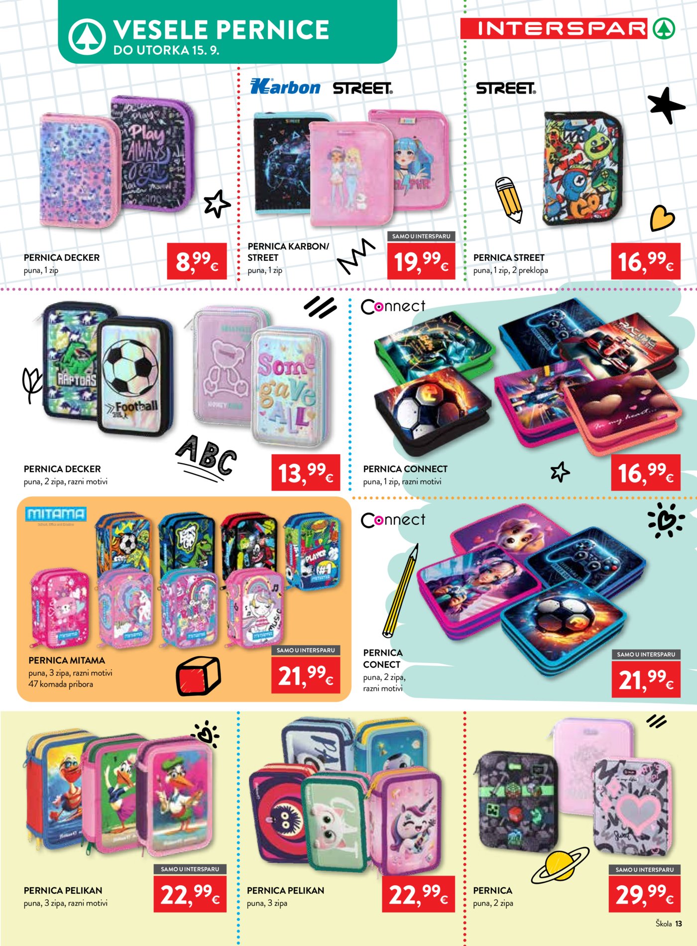 Interspar katalog Počinje škola 29.07.-15.09.2026.