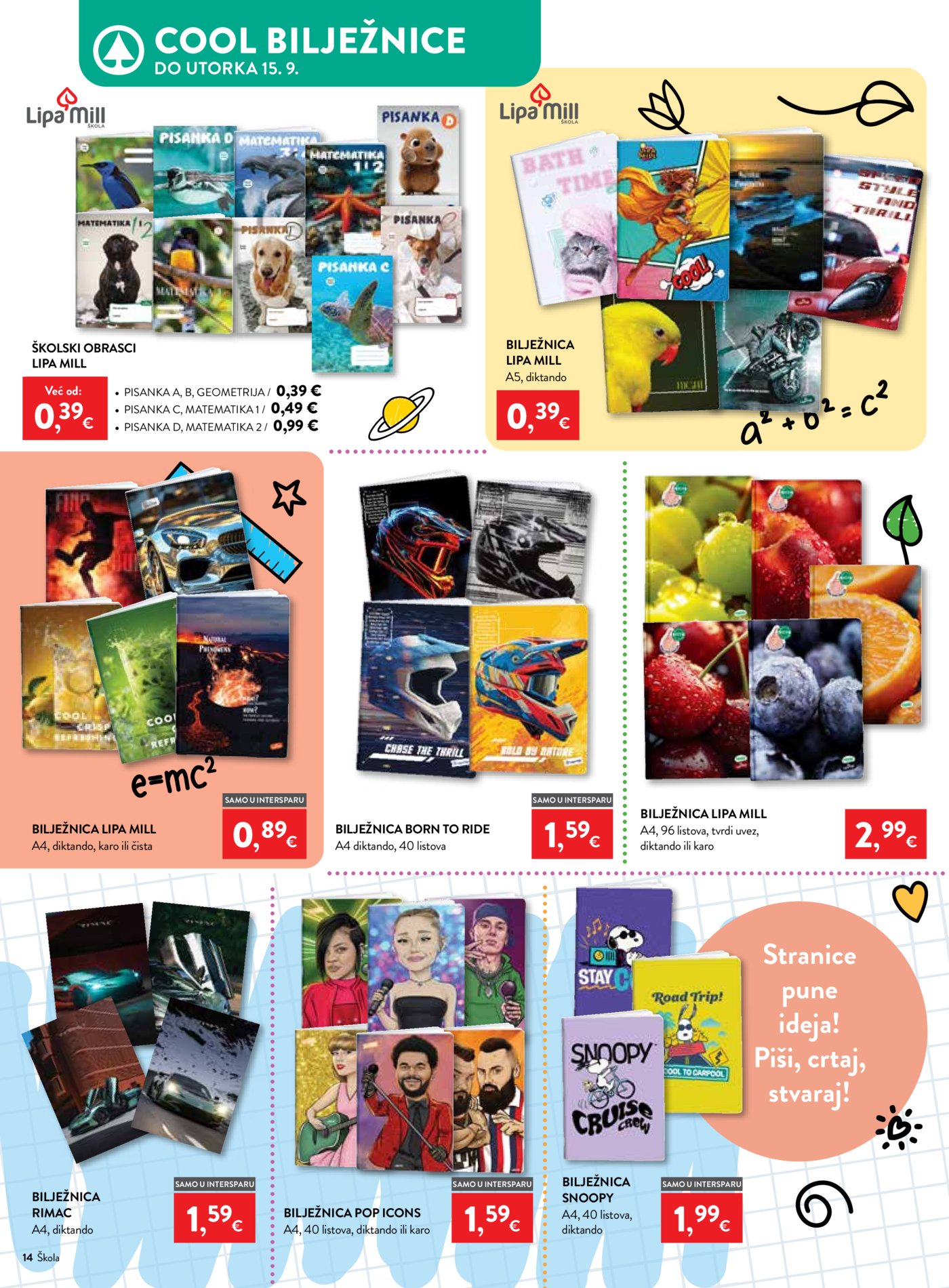 Interspar katalog Počinje škola 29.07.-15.09.2026.