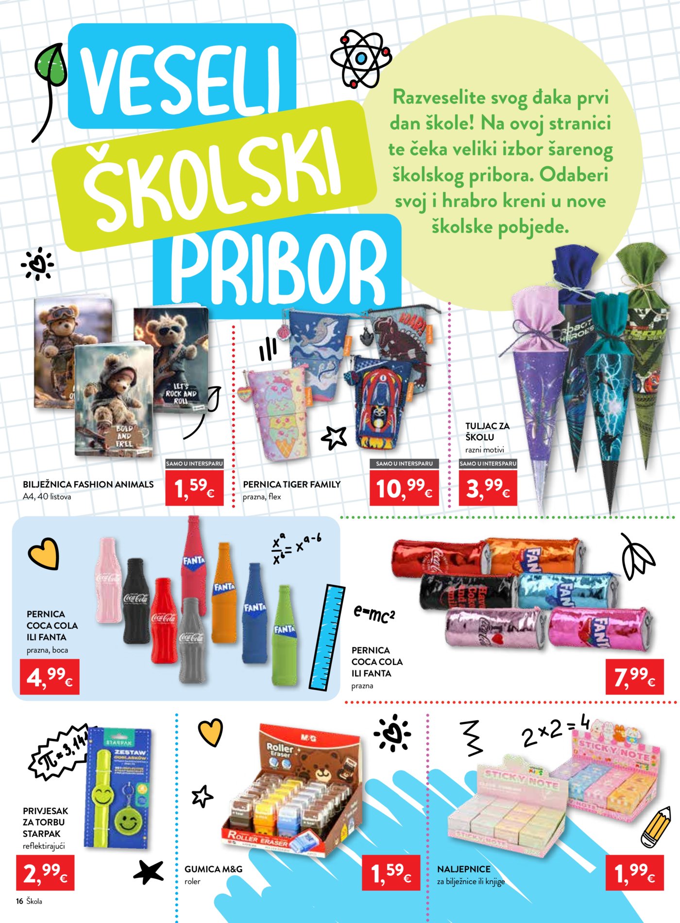 Interspar katalog Počinje škola 29.07.-15.09.2026.
