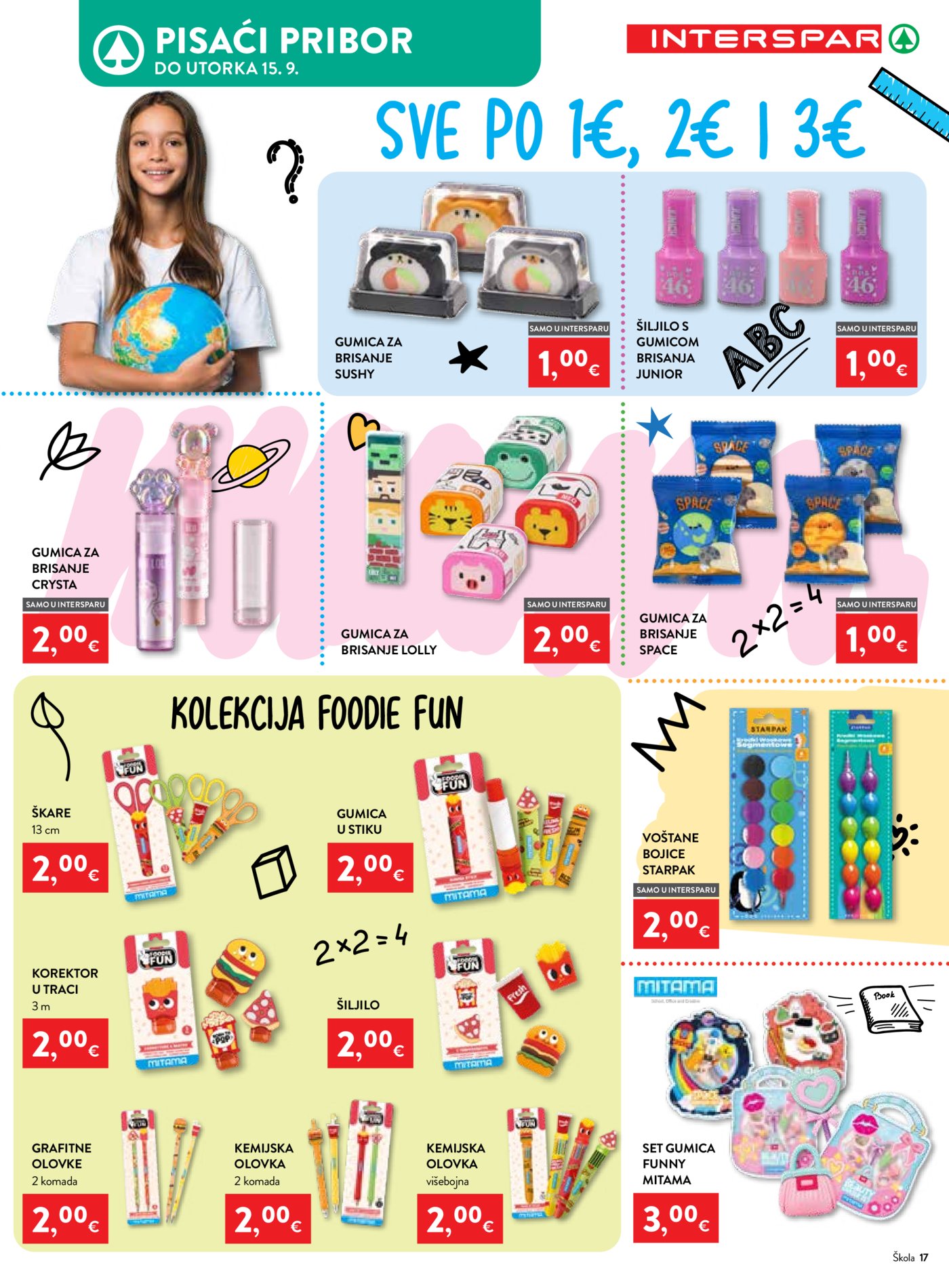 Interspar katalog Počinje škola 29.07.-15.09.2026.