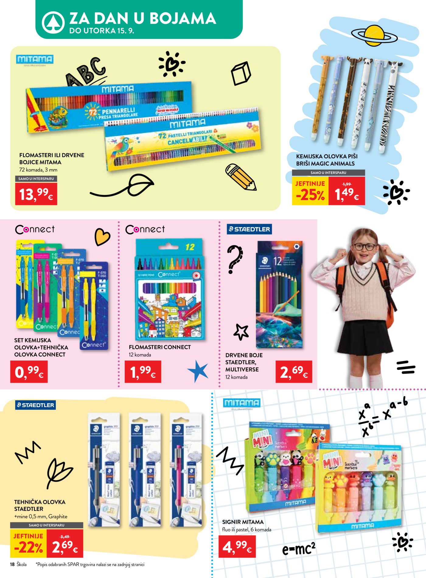 Interspar katalog Počinje škola 29.07.-15.09.2026.