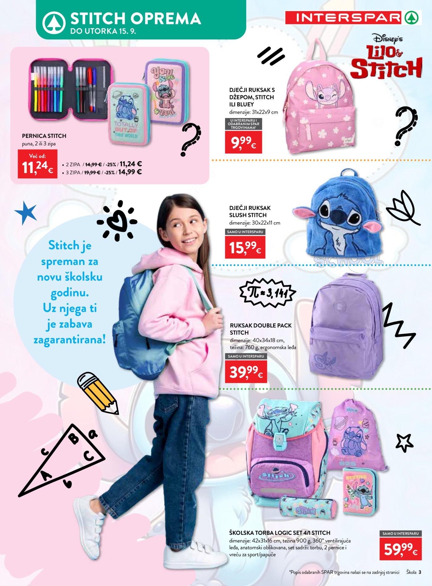 Interspar katalog Počinje škola 29.07.-15.09.2026.