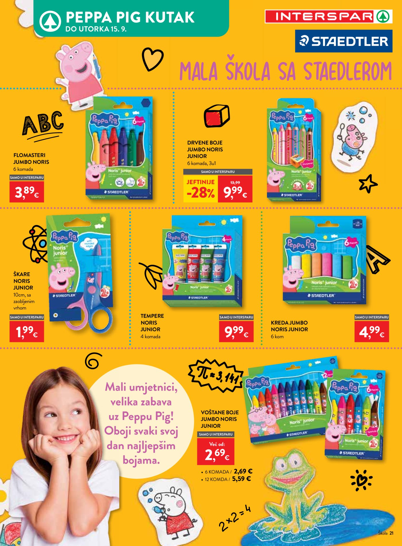 Interspar katalog Počinje škola 29.07.-15.09.2026.