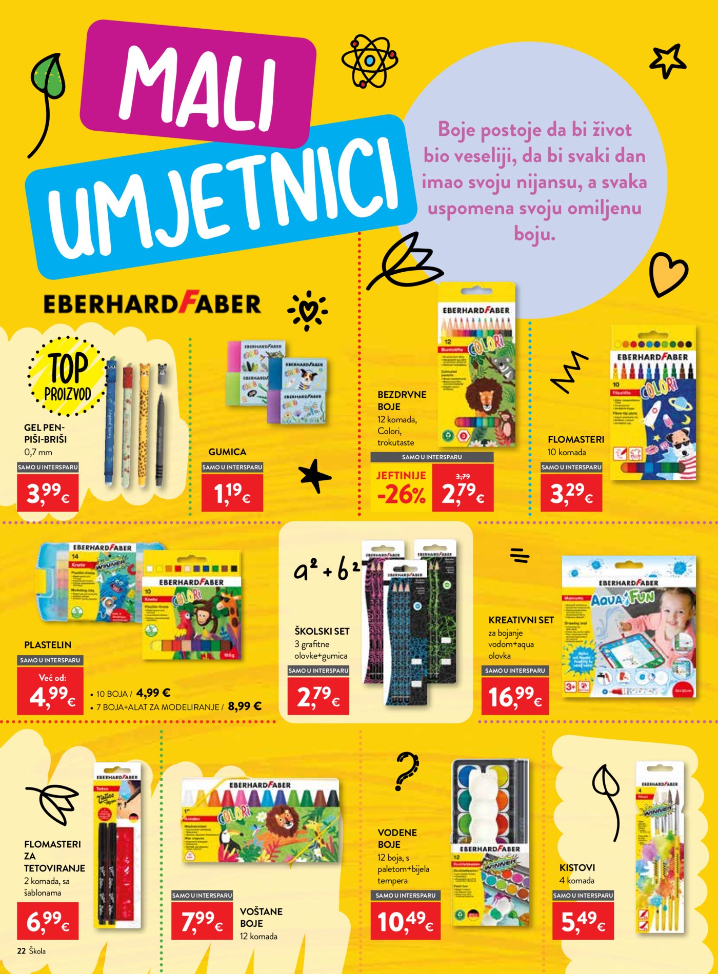 Interspar katalog Počinje škola 29.07.-15.09.2026.