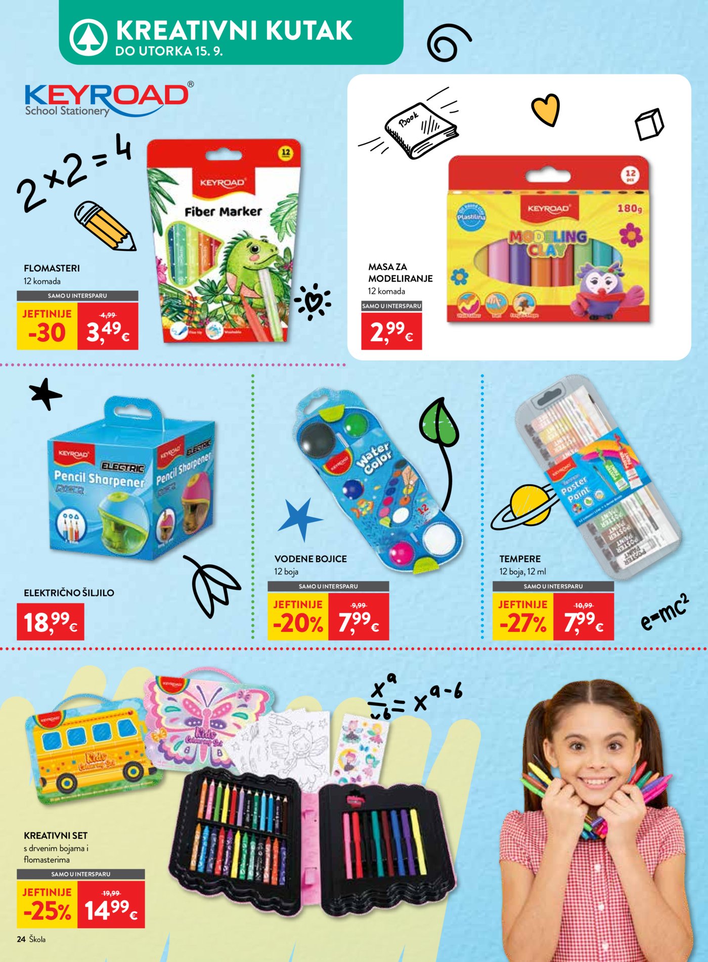 Interspar katalog Počinje škola 29.07.-15.09.2026.