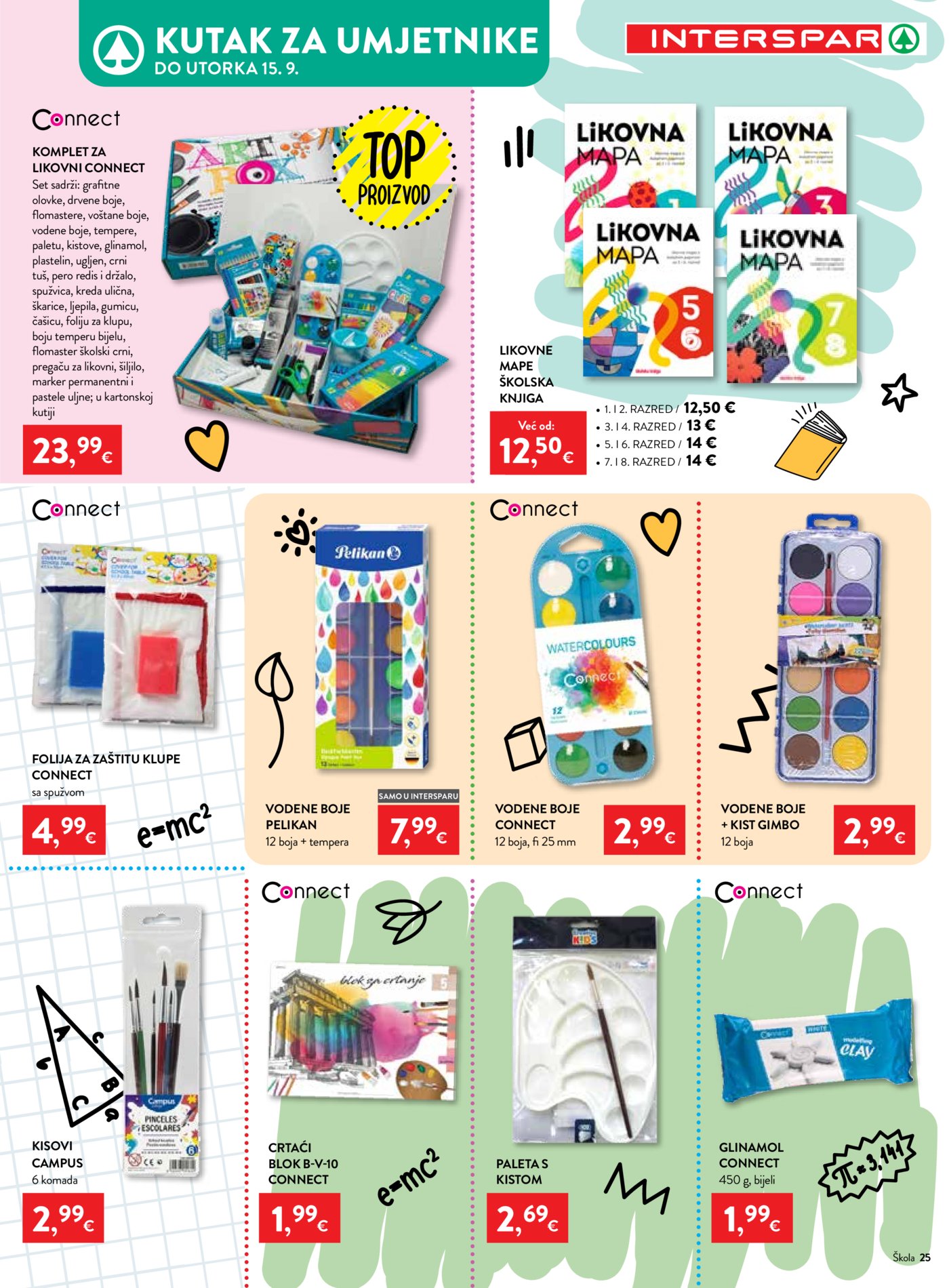 Interspar katalog Počinje škola 29.07.-15.09.2026.