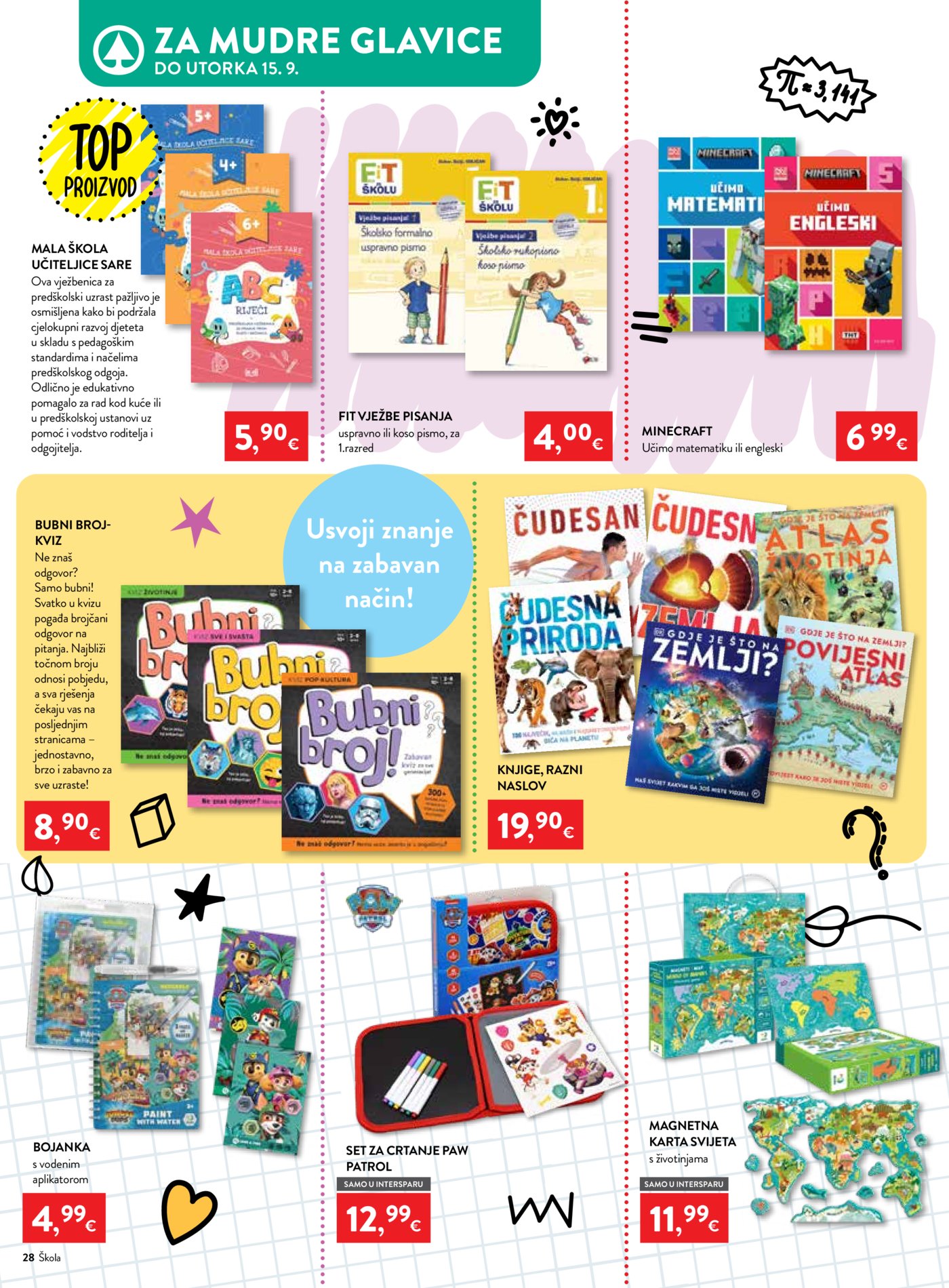 Interspar katalog Počinje škola 29.07.-15.09.2026.