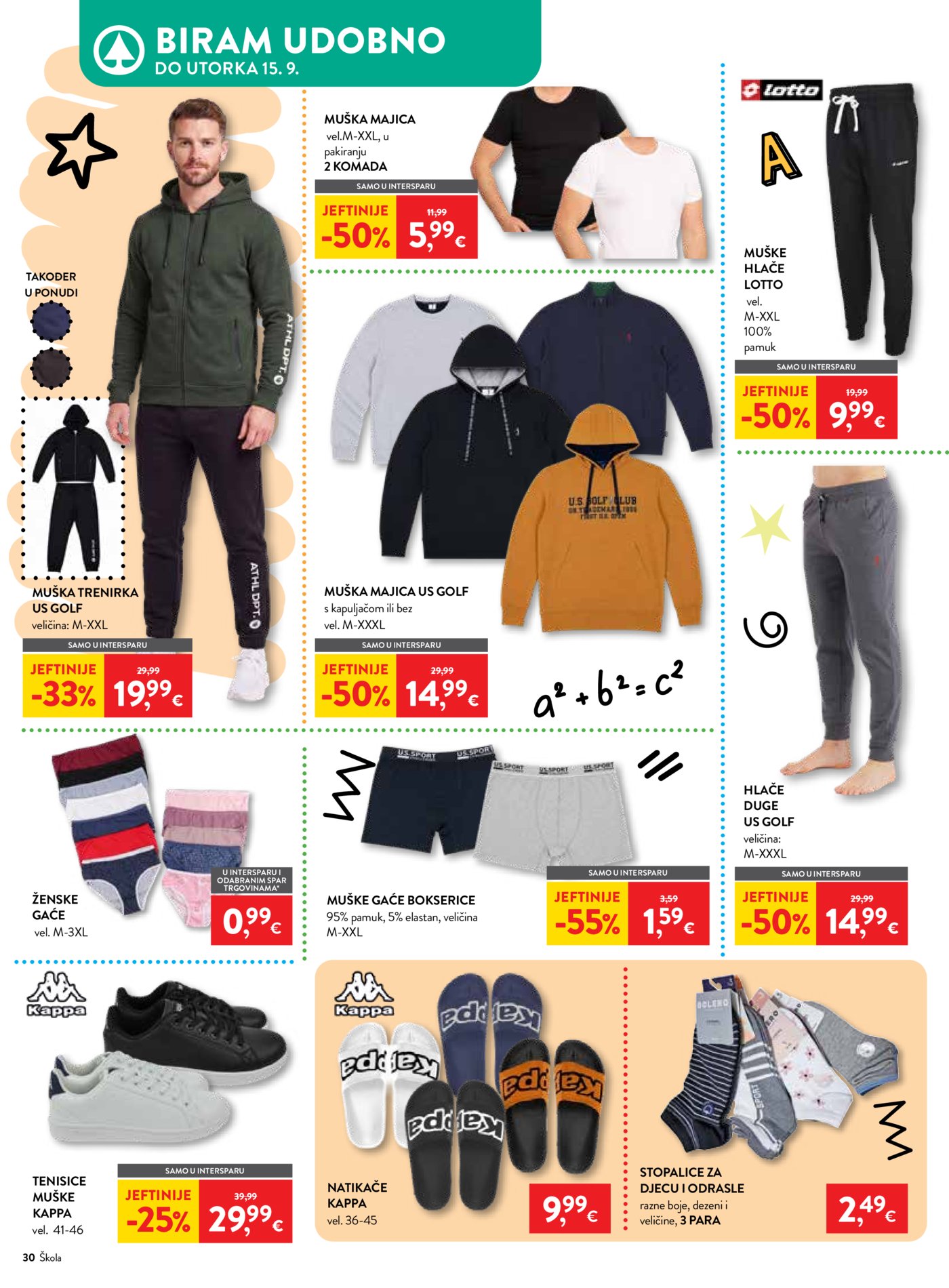 Interspar katalog Počinje škola 29.07.-15.09.2026.