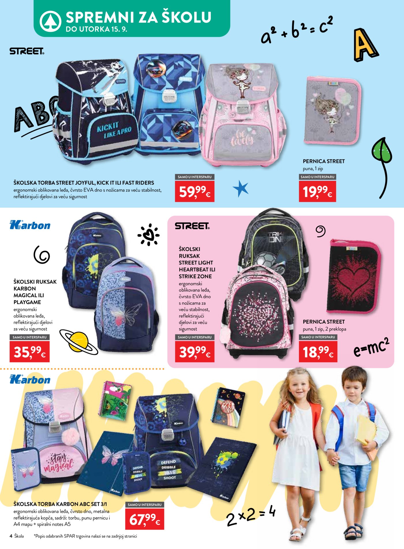 Interspar katalog Počinje škola 29.07.-15.09.2026.