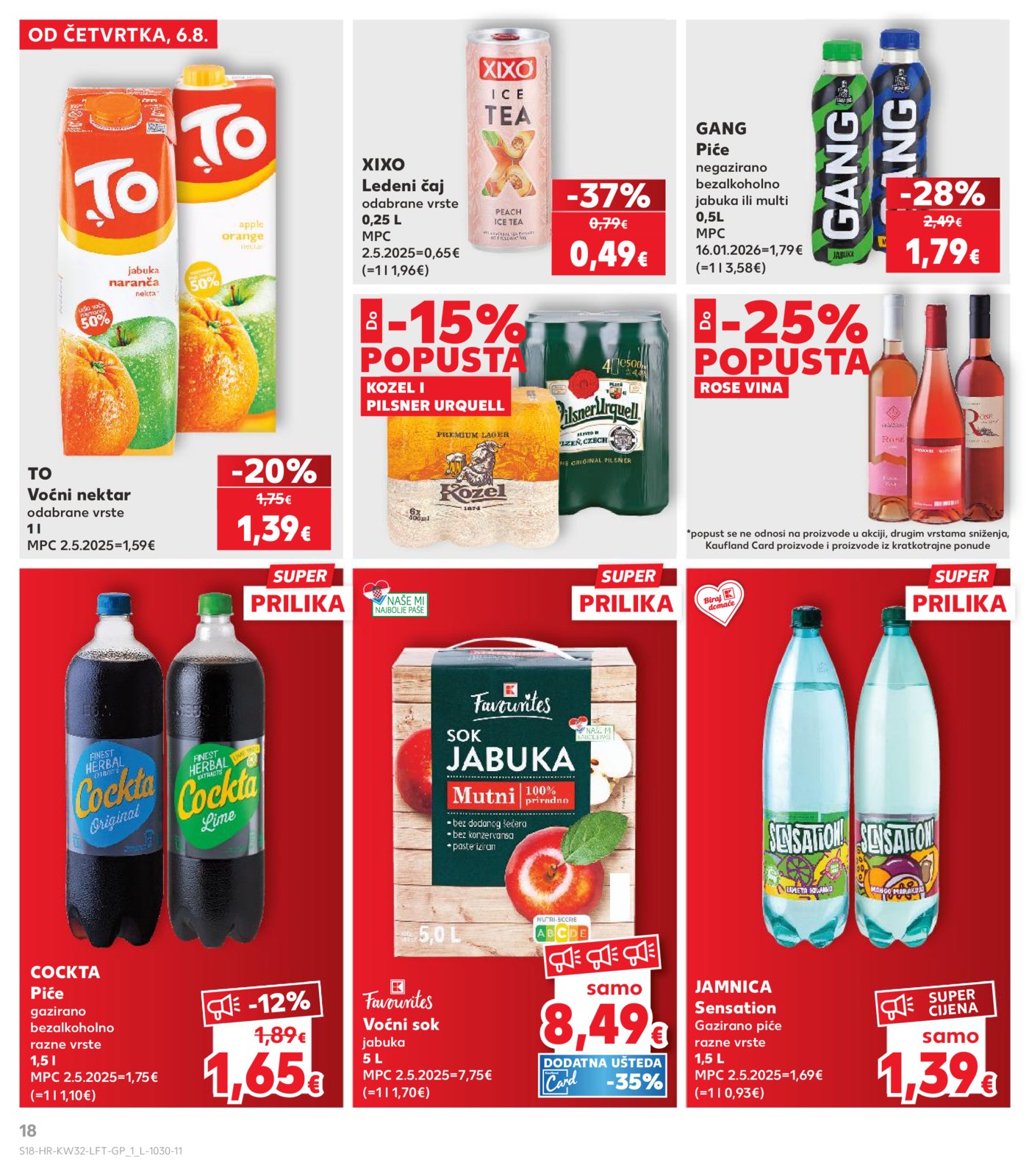 Kaufland katalog Akcija 06.08.-11.08.2026.