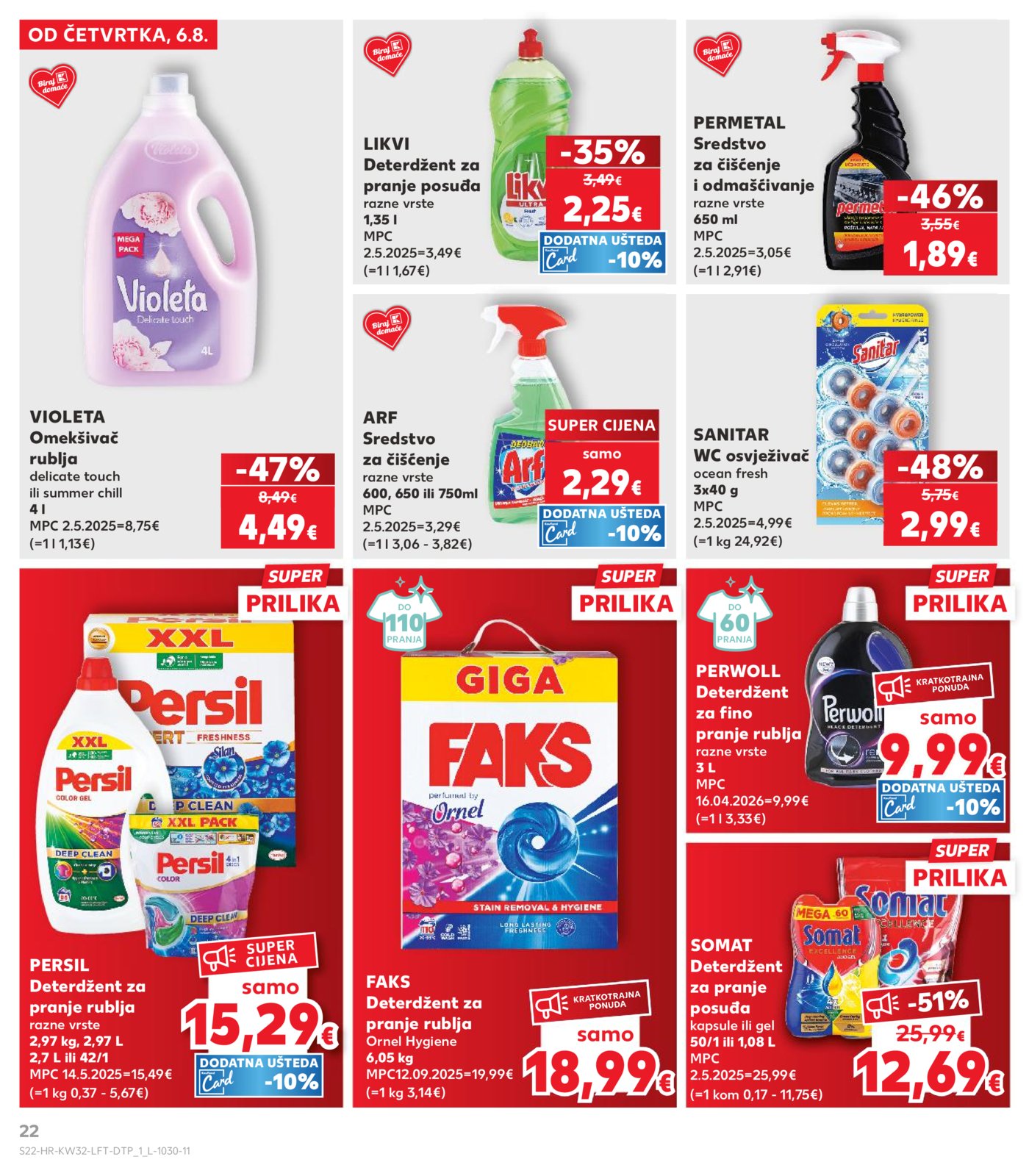 Kaufland katalog Akcija 06.08.-11.08.2026.