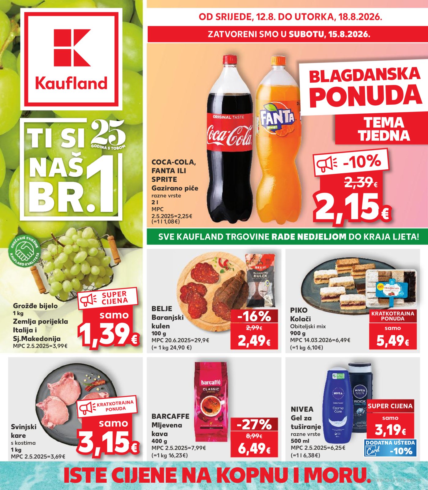 Kaufland katalog Akcija 12.08.-18.08.2026.