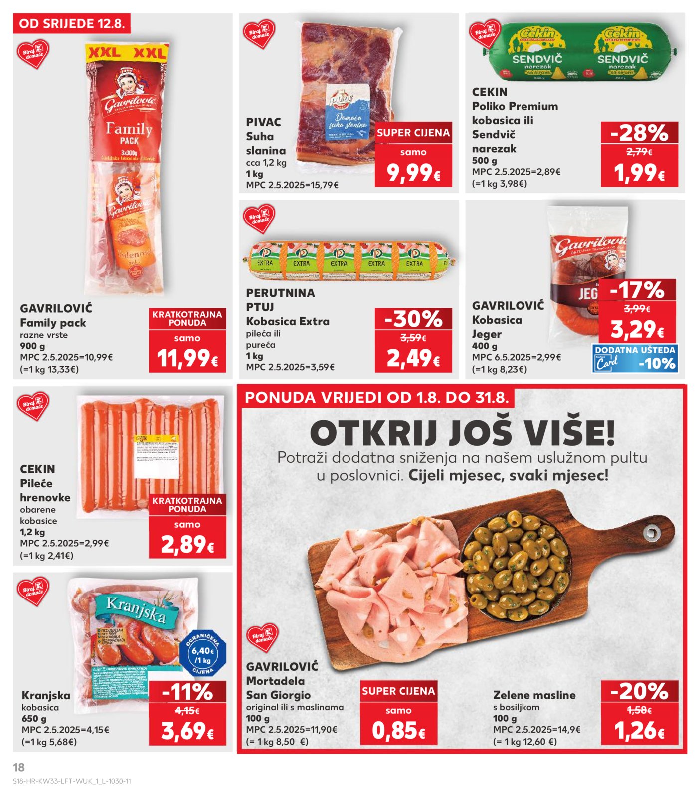 Kaufland katalog Akcija 12.08.-18.08.2026.