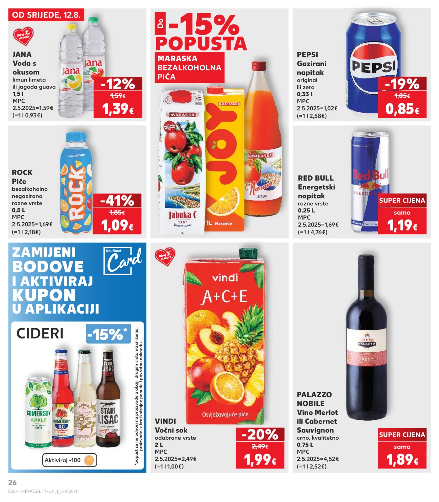 Kaufland katalog Akcija 12.08.-18.08.2026.