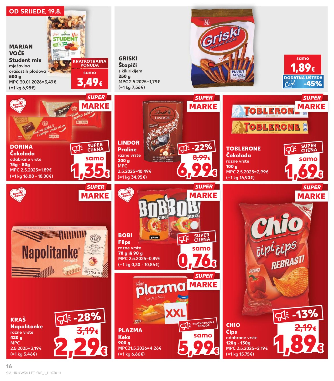 Kaufland katalog Akcija 19.08. - 25.08.2026.