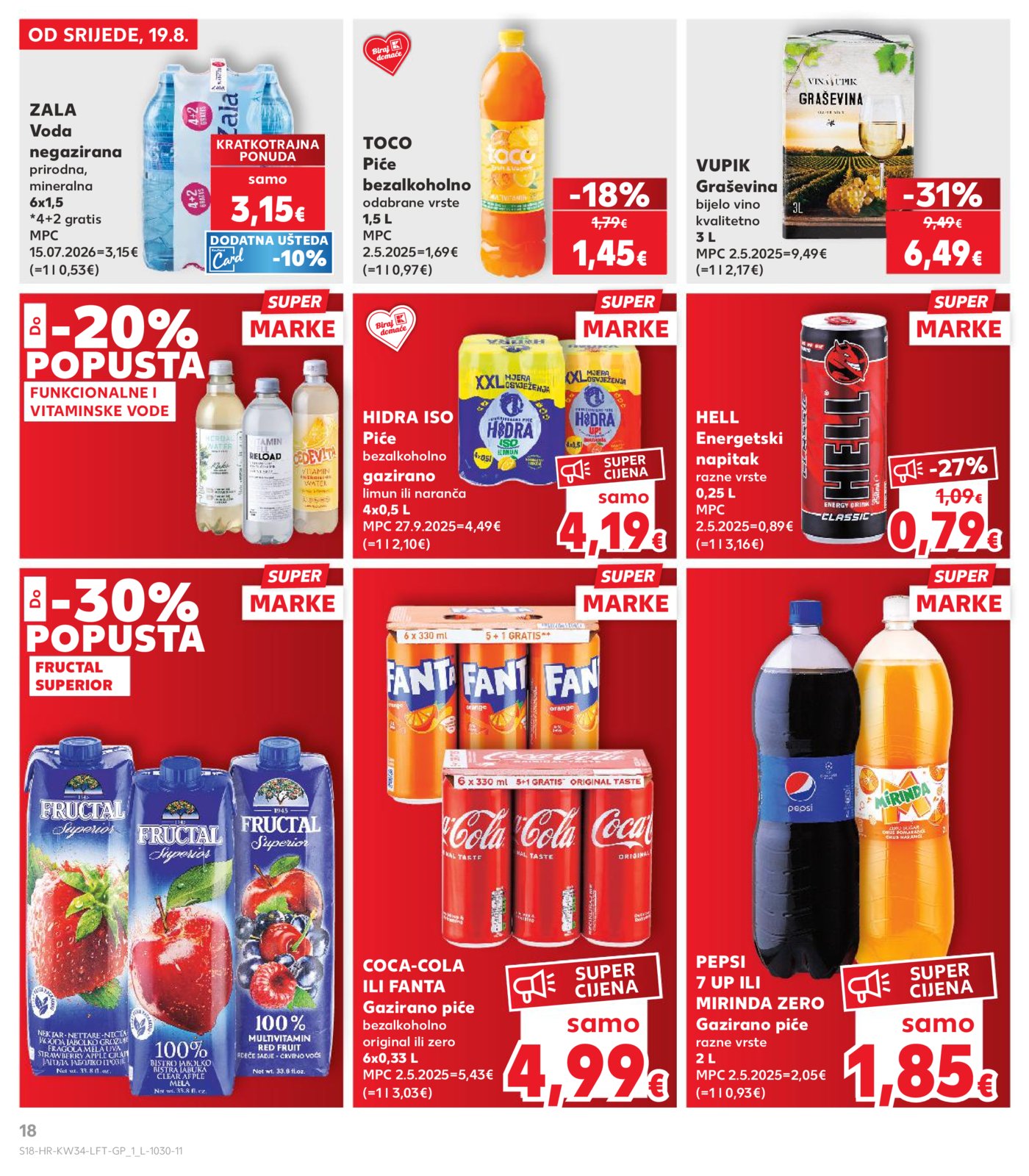 Kaufland katalog Akcija 19.08. - 25.08.2026.