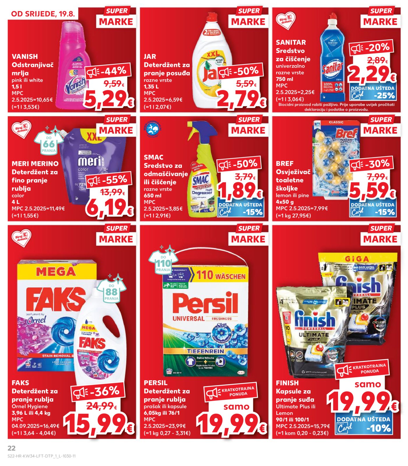 Kaufland katalog Akcija 19.08. - 25.08.2026.