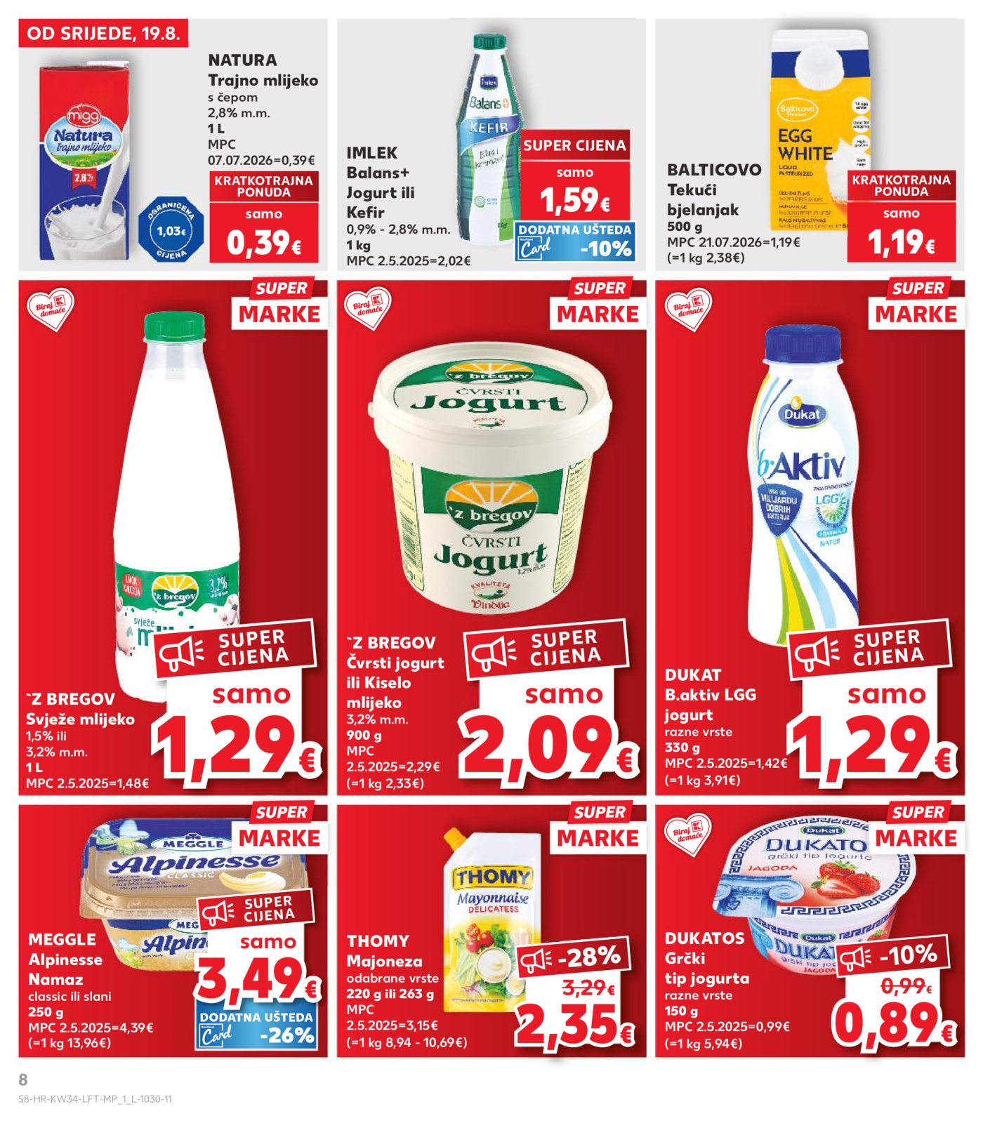 Kaufland katalog Akcija 19.08. - 25.08.2026.