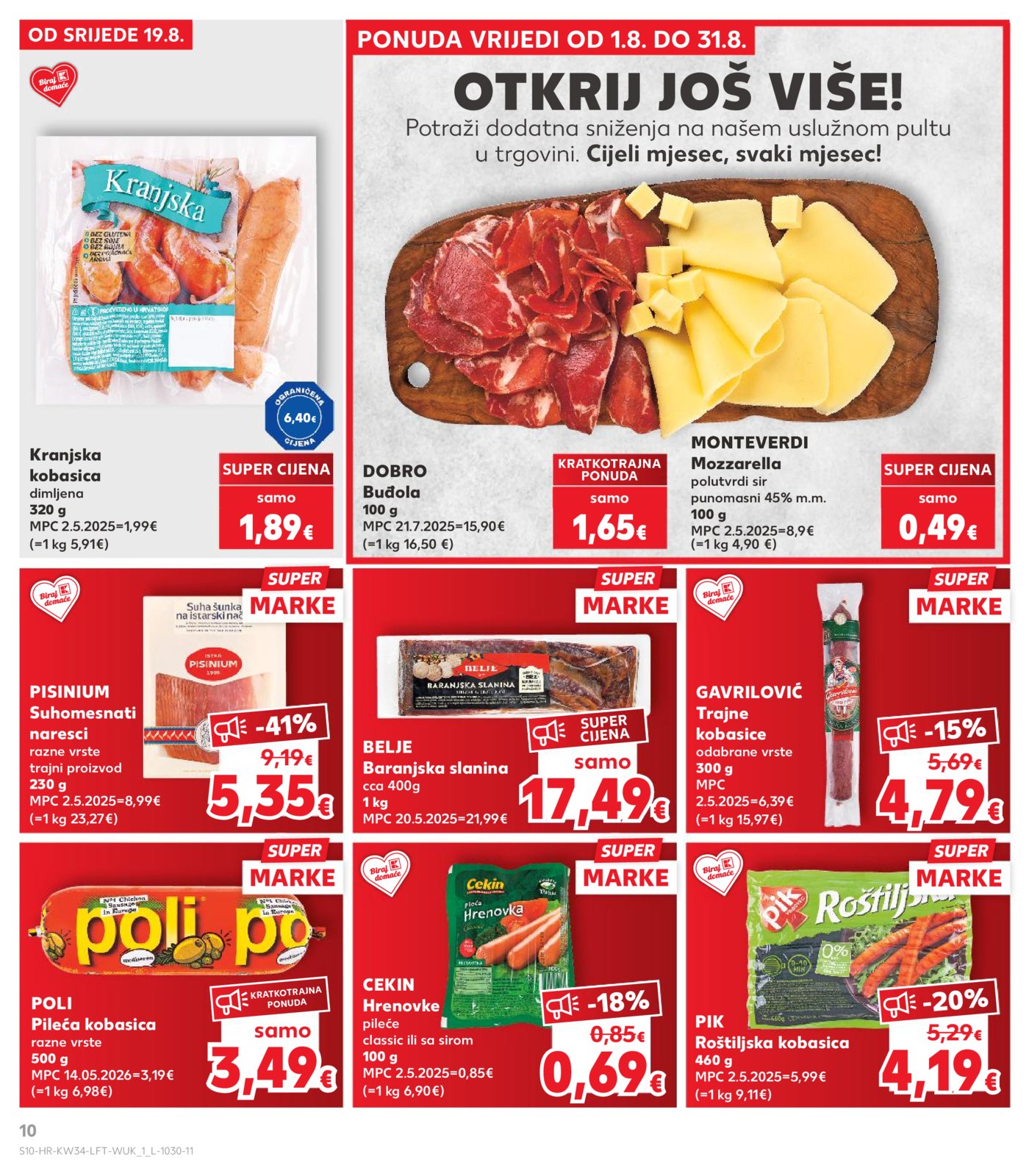Kaufland katalog Akcija 19.08. - 25.08.2026.