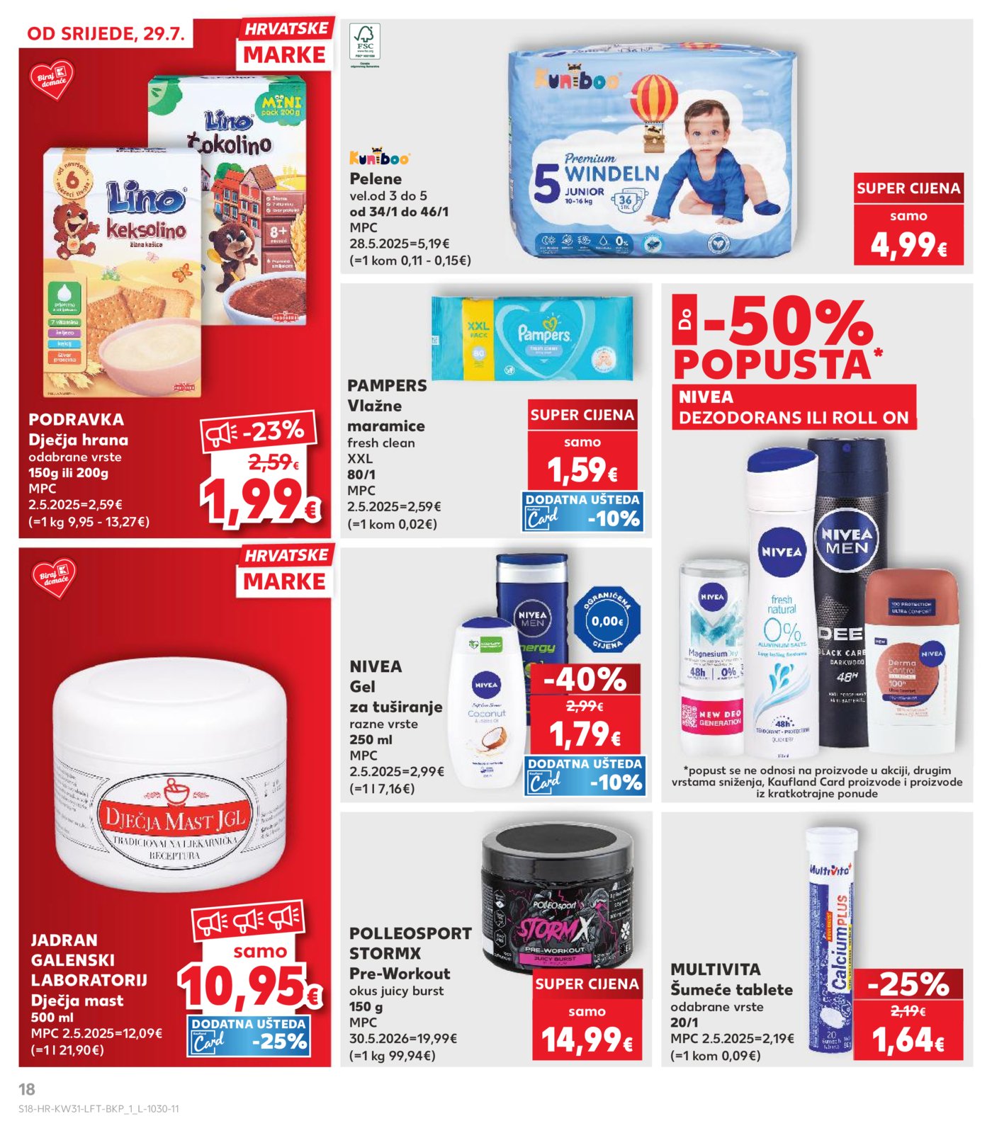 Kaufland katalog Akcija 29.07.- 04.08.2026.