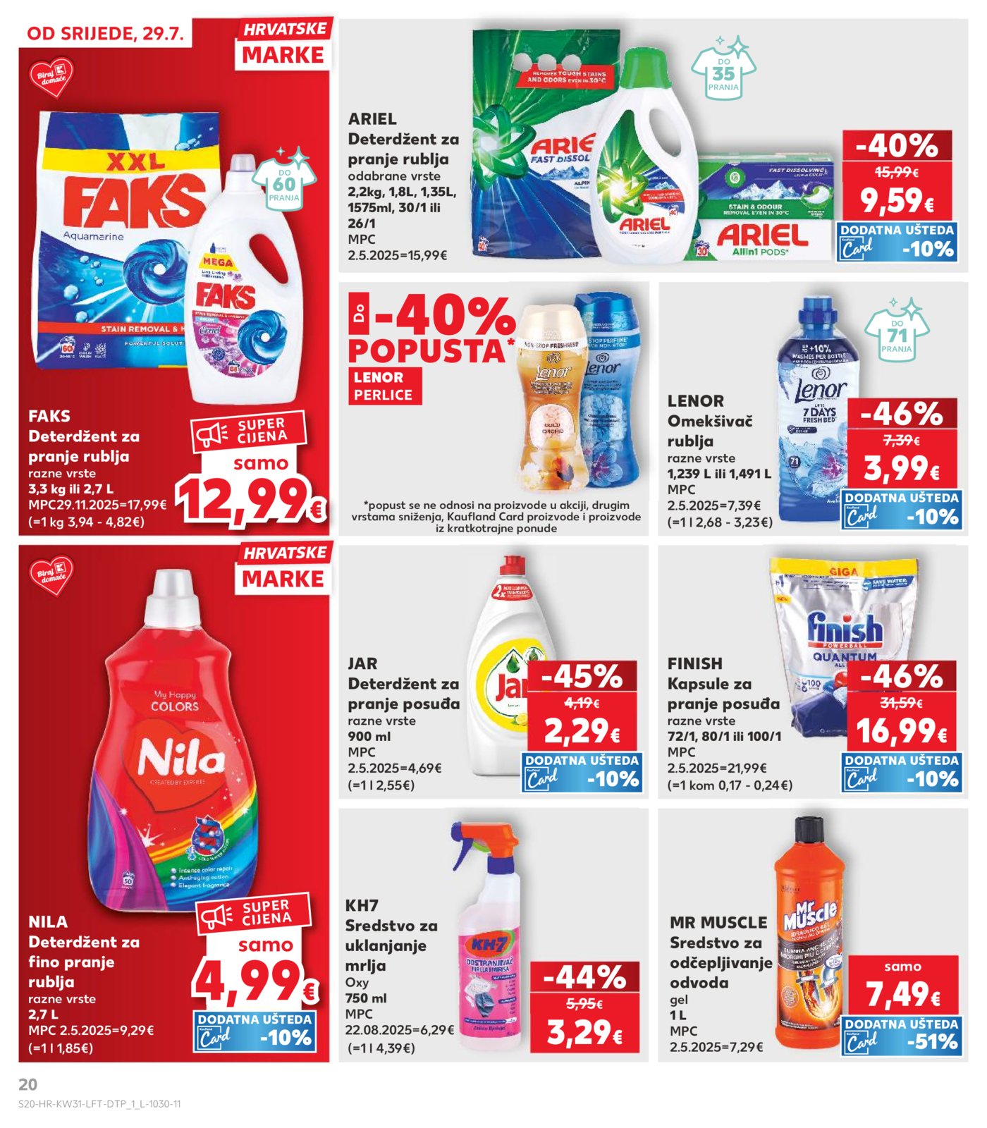 Kaufland katalog Akcija 29.07.- 04.08.2026.