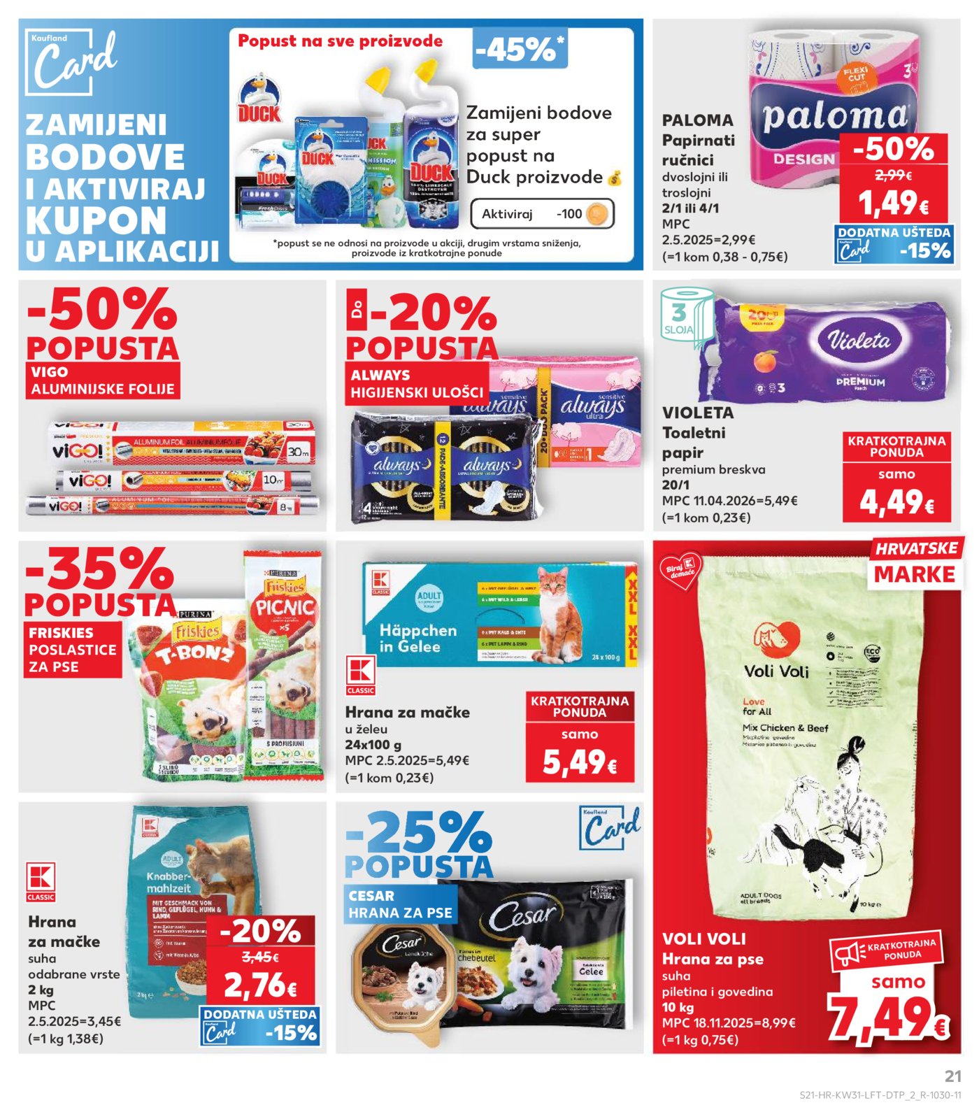 Kaufland katalog Akcija 29.07.- 04.08.2026.